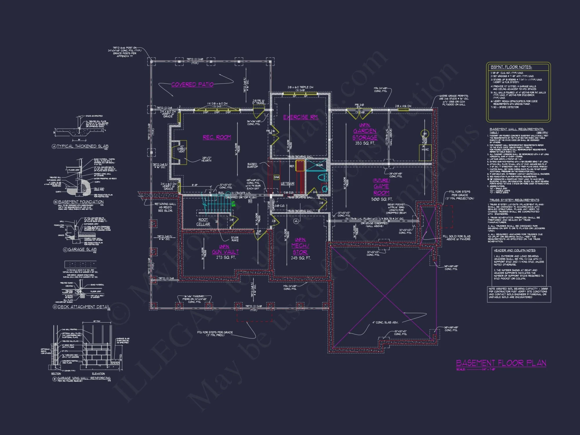 Classic house Blueprint with Colonial-Style Floor Plan Designs