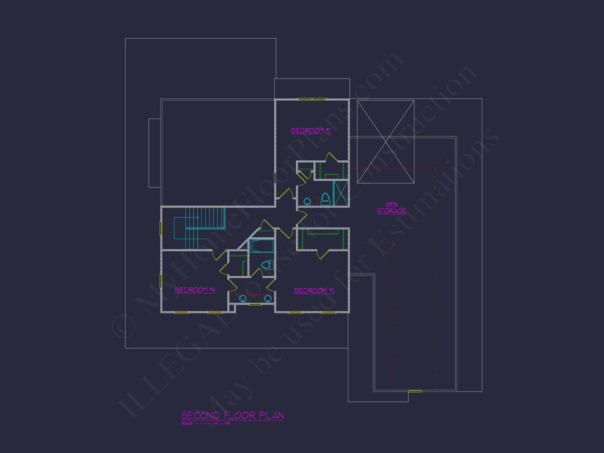 Classic house Blueprint with Colonial-Style Floor Plan Designs