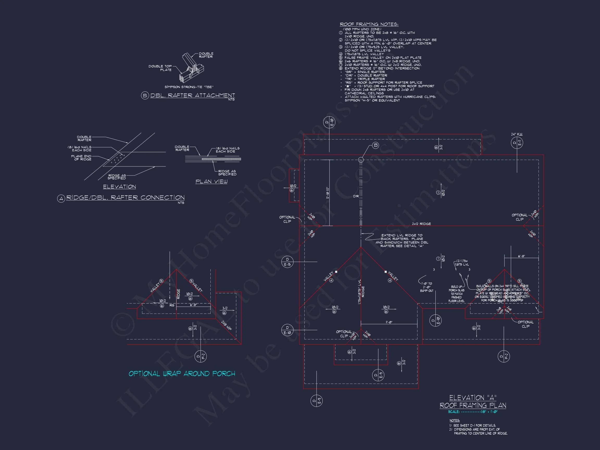 12-2138 HOUSE PLAN - Colonial Revival House Plan With 2-Story Floor Plan Design 39 Colonial Revival house Plan With 2-Story Floor Plan Design