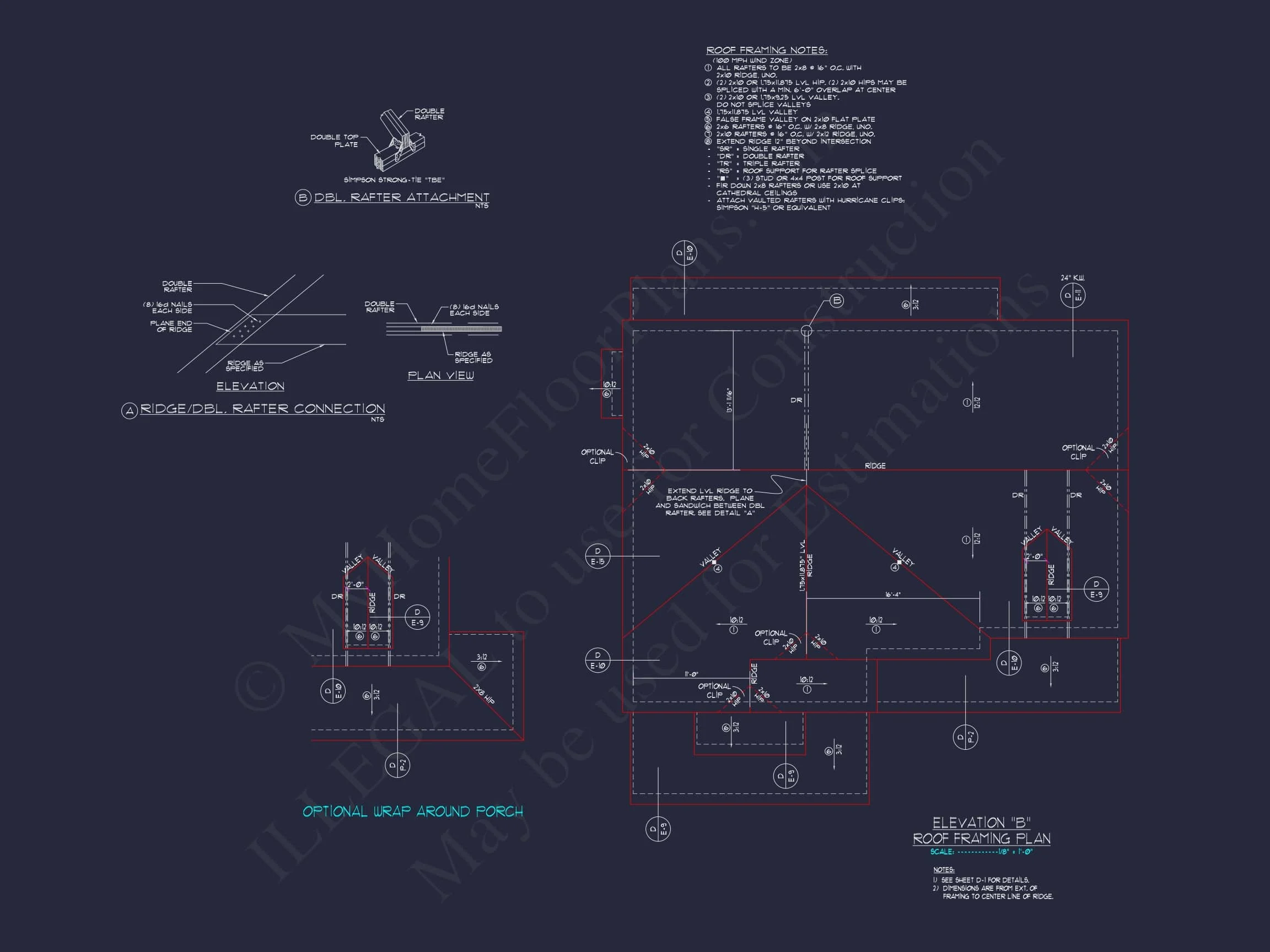 12-2138 HOUSE PLAN - Colonial Revival House Plan With 2-Story Floor Plan Design 40 Colonial Revival house Plan With 2-Story Floor Plan Design