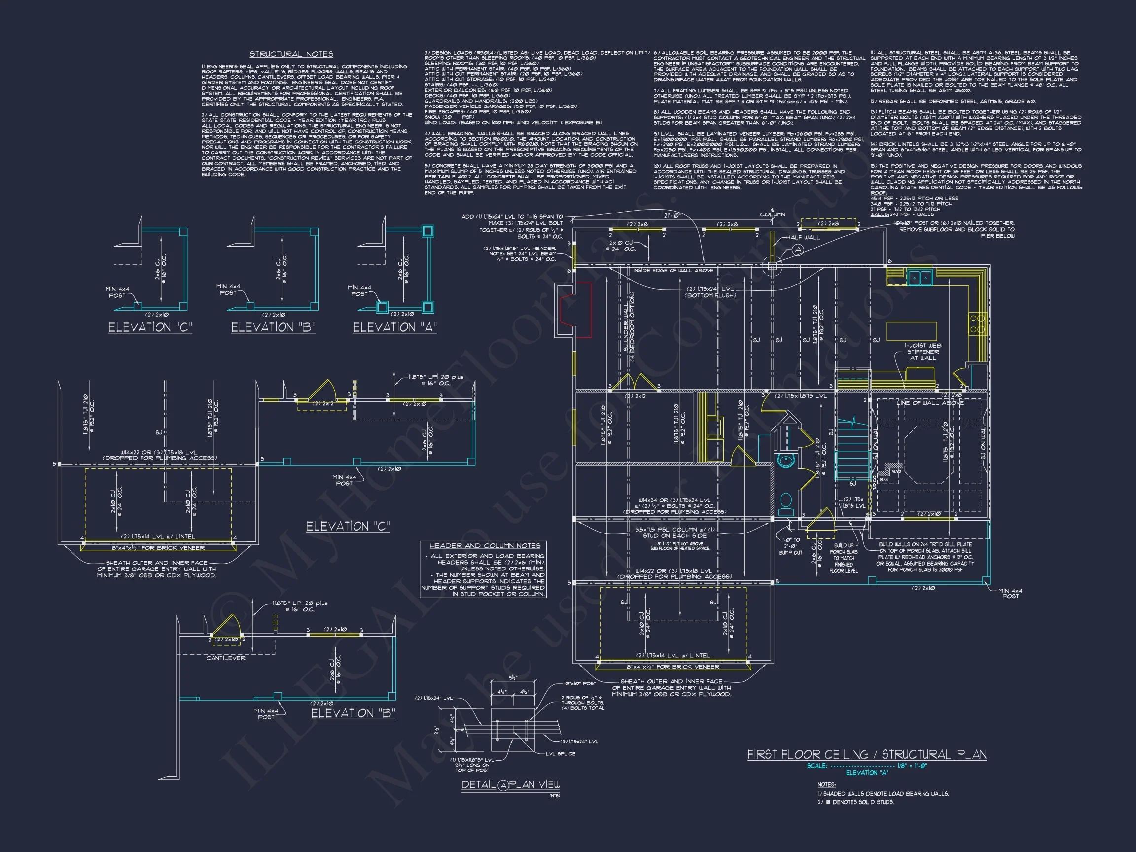 12-2138 HOUSE PLAN - Colonial Revival House Plan With 2-Story Floor Plan Design 30 Colonial Revival house Plan With 2-Story Floor Plan Design