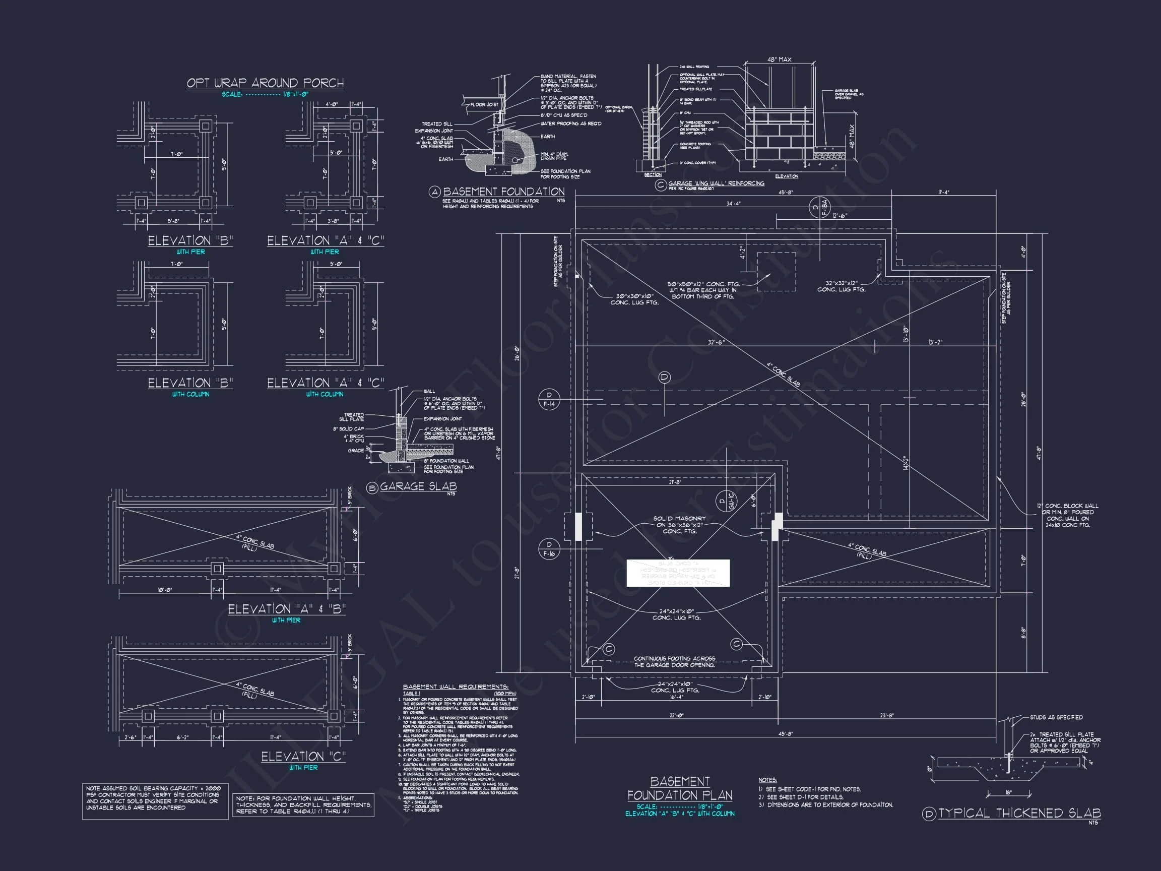 12-2138 HOUSE PLAN - Colonial Revival House Plan With 2-Story Floor Plan Design 29 Colonial Revival house Plan With 2-Story Floor Plan Design