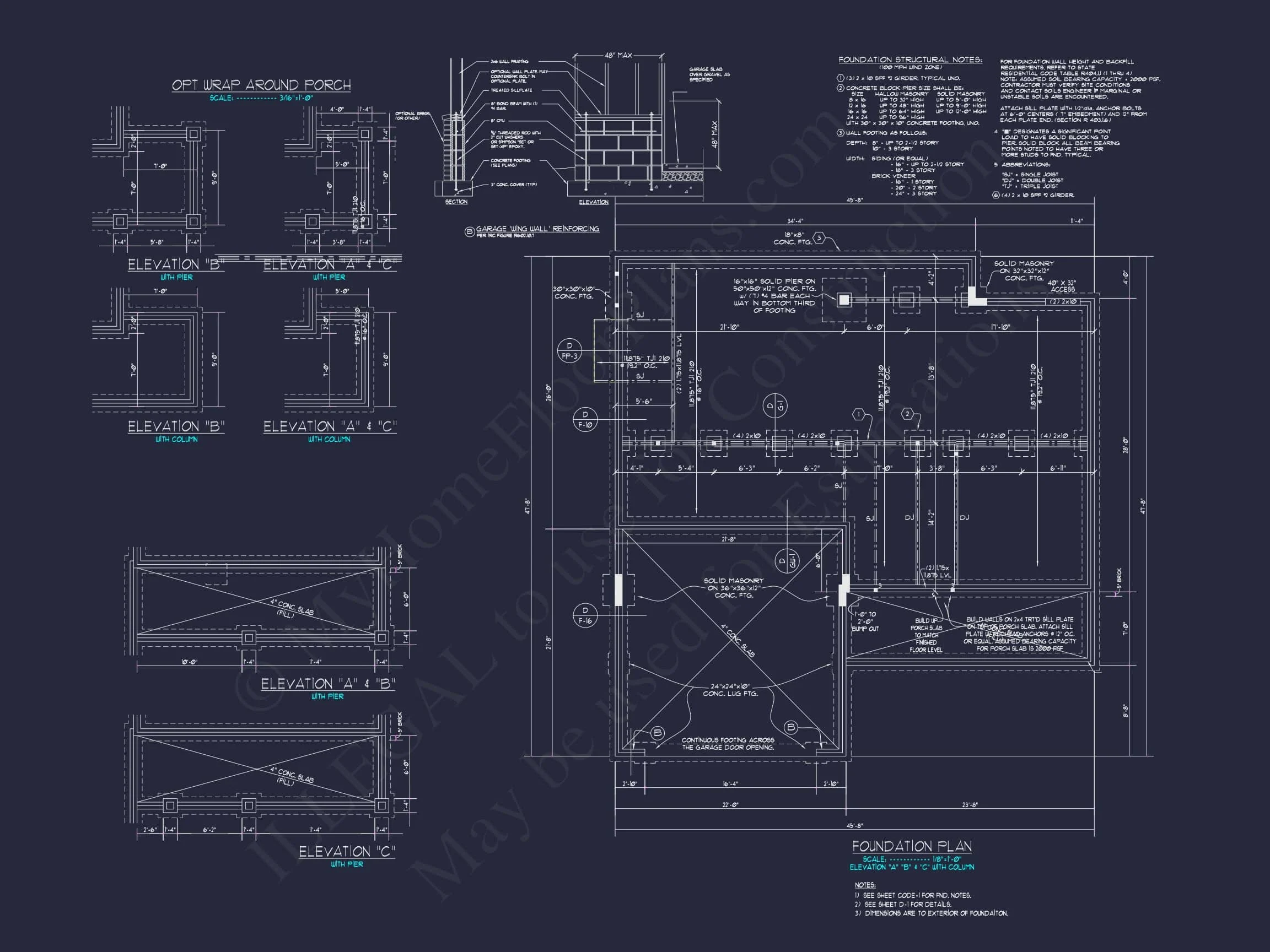 12-2138 HOUSE PLAN - Colonial Revival House Plan With 2-Story Floor Plan Design 27 Colonial Revival house Plan With 2-Story Floor Plan Design