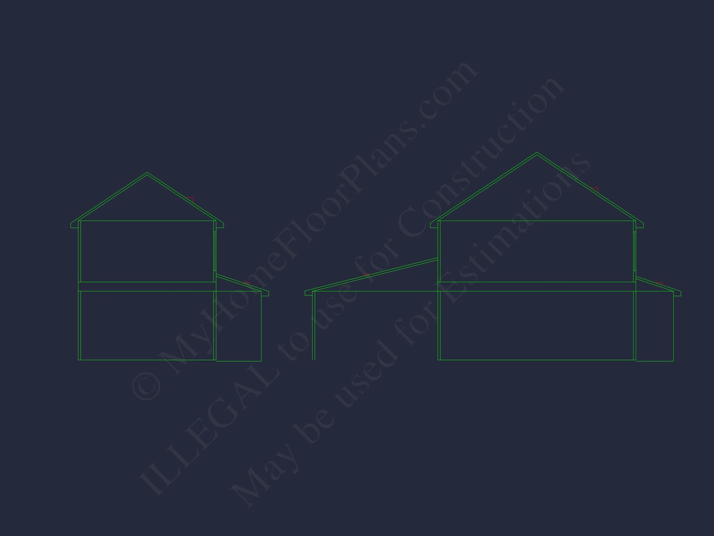 12-2138 HOUSE PLAN - Colonial Revival House Plan With 2-Story Floor Plan Design 23 Colonial Revival house Plan With 2-Story Floor Plan Design