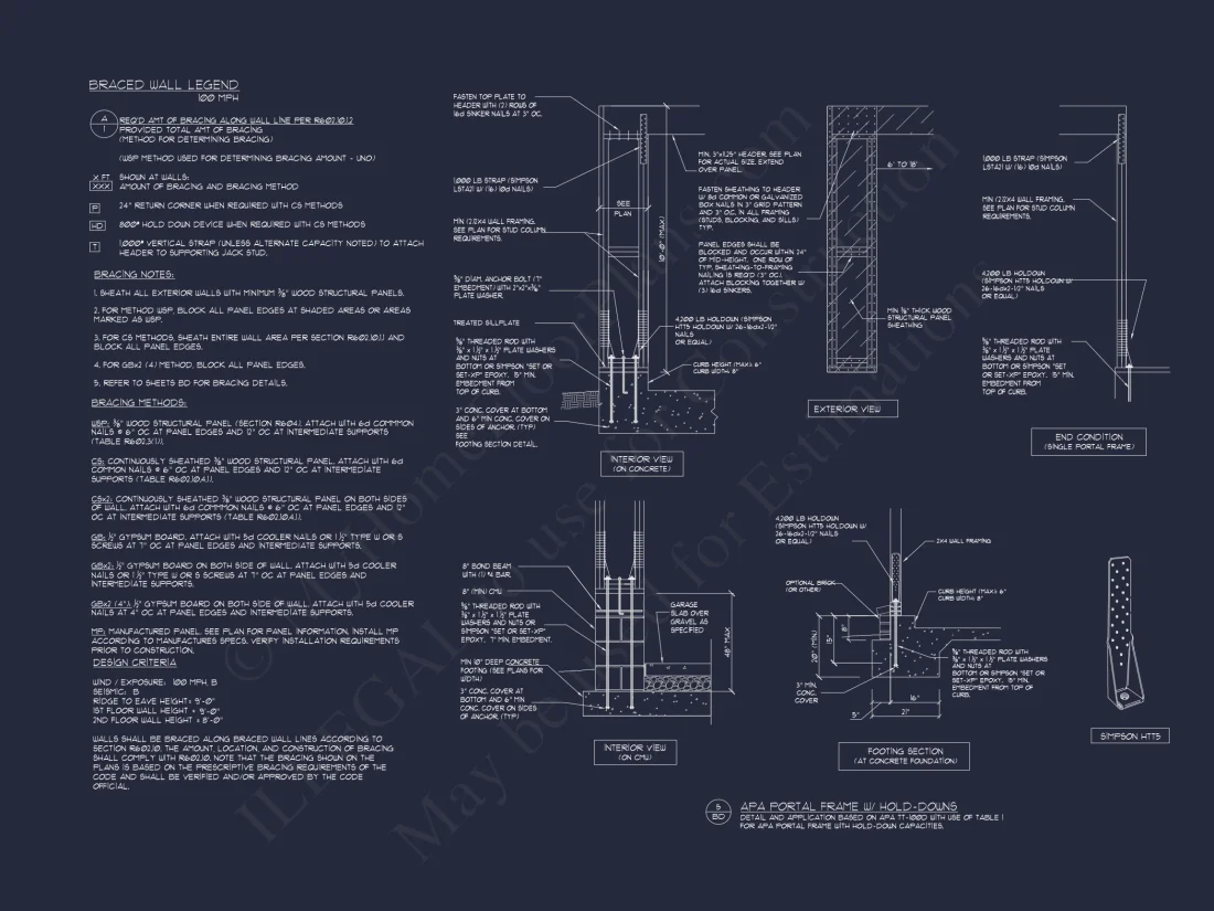 Colonial Revival house Plan with 2-Story Floor Plan Design