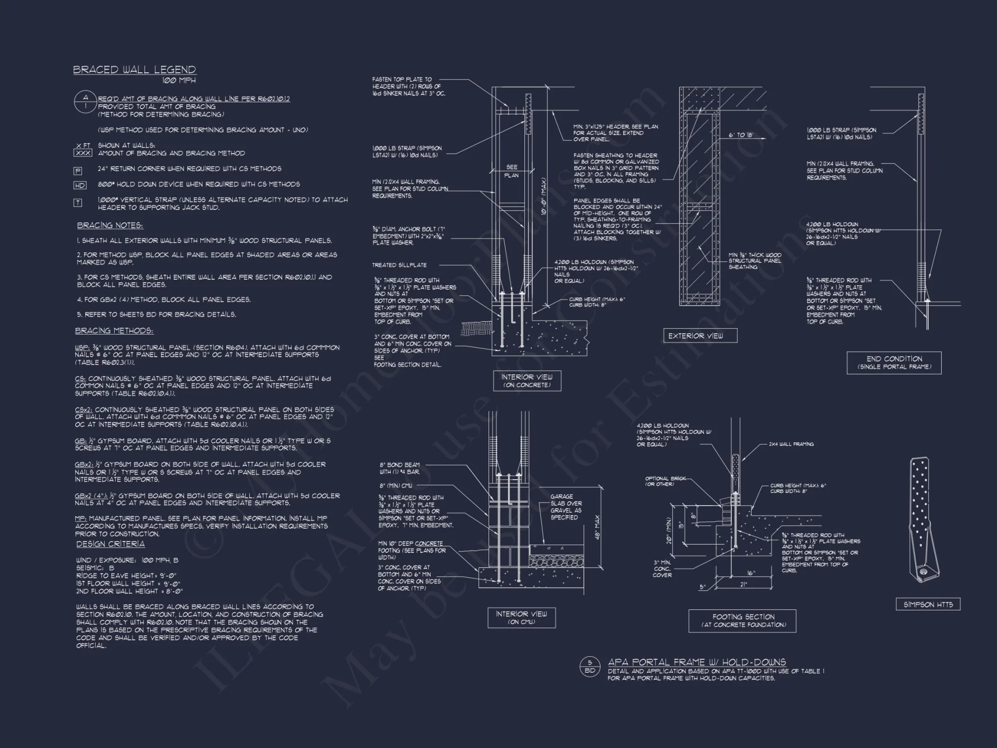 Colonial Revival house Plan With 2-Story Floor Plan Design