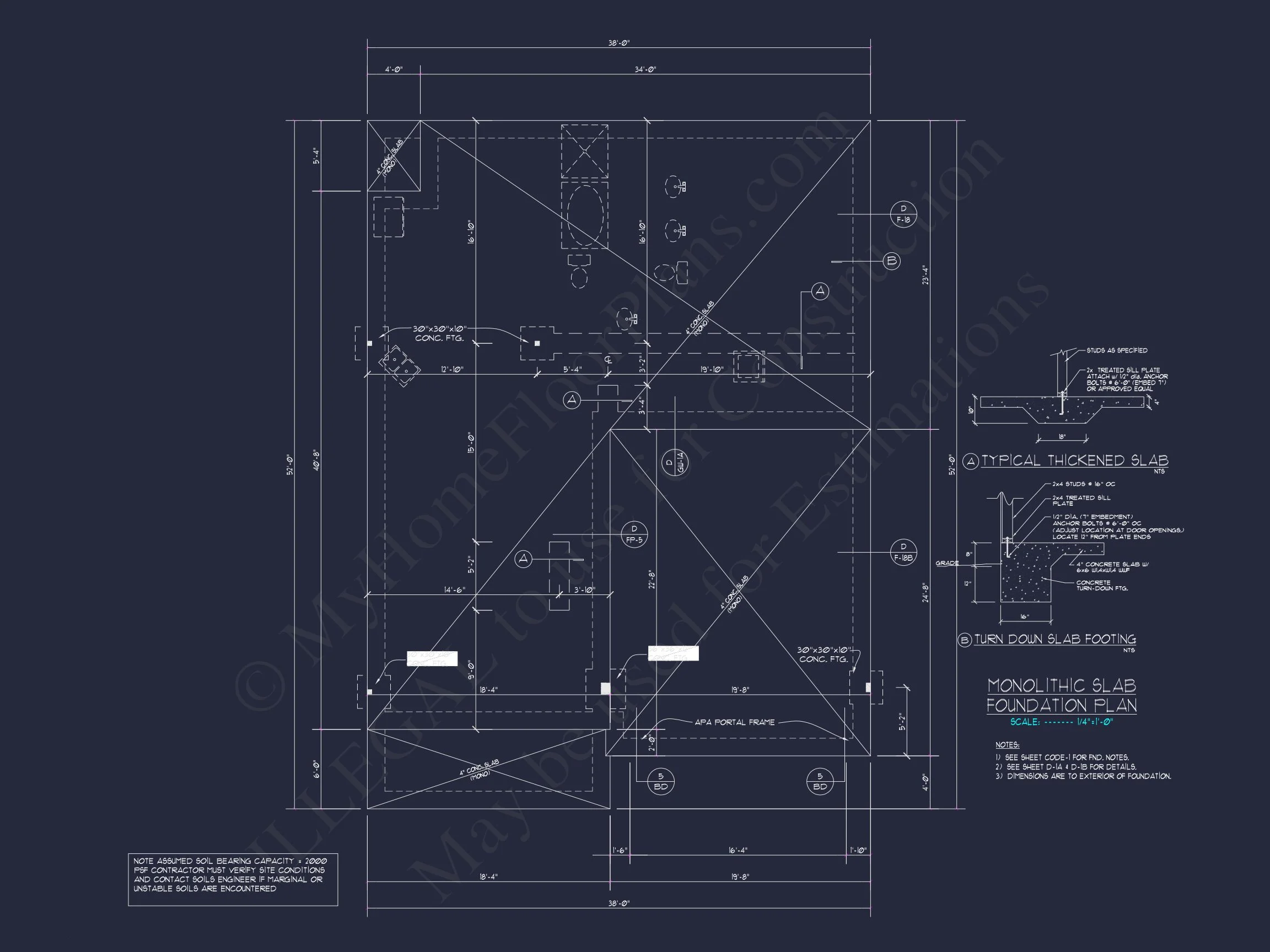 12-2138 HOUSE PLAN - Colonial Revival House Plan With 2-Story Floor Plan Design 13 Colonial Revival house Plan With 2-Story Floor Plan Design