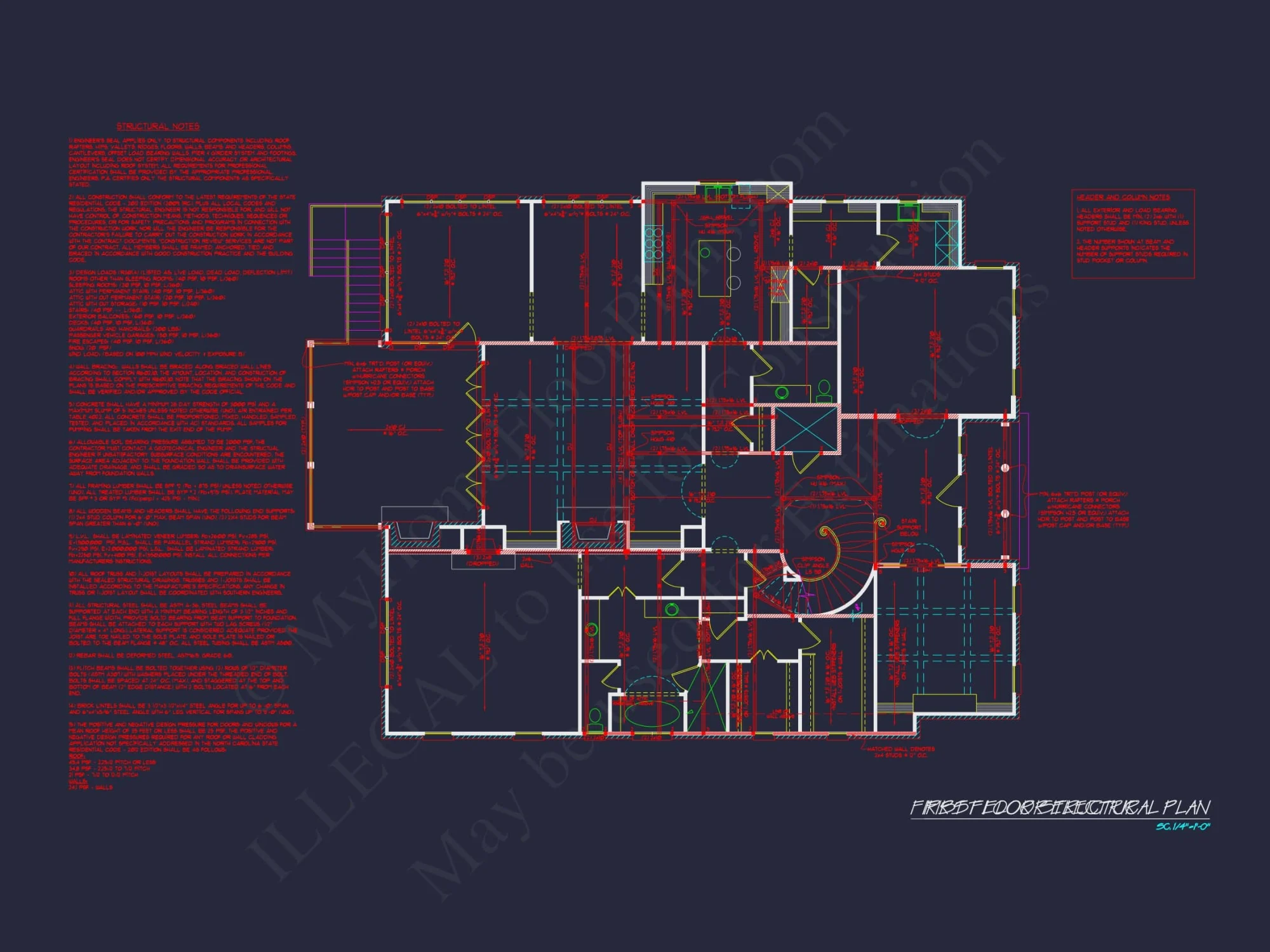 Elegant house Floor Plan Blueprint with French Country Designs
