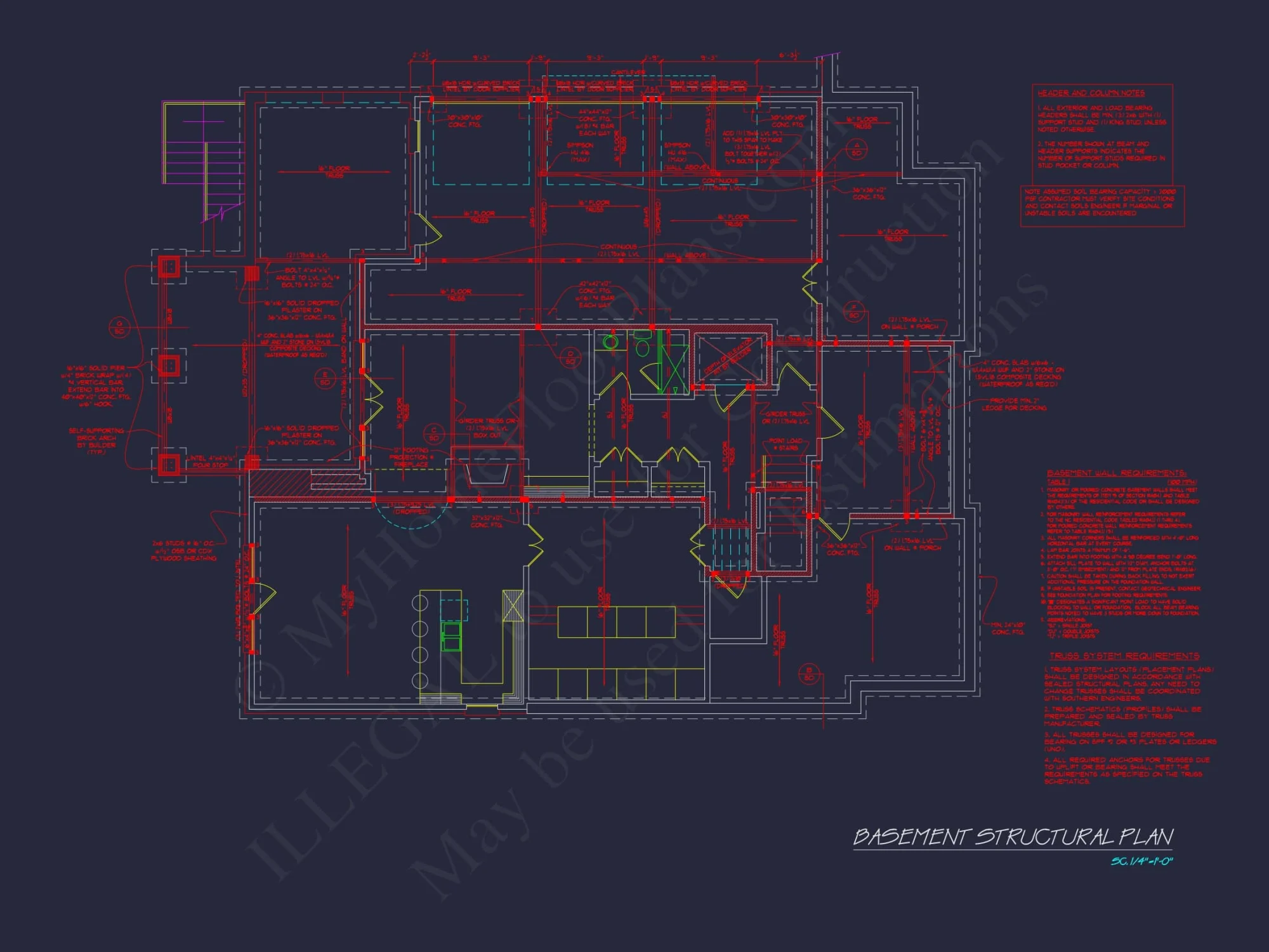 Elegant house Floor Plan Blueprint with French Country Designs