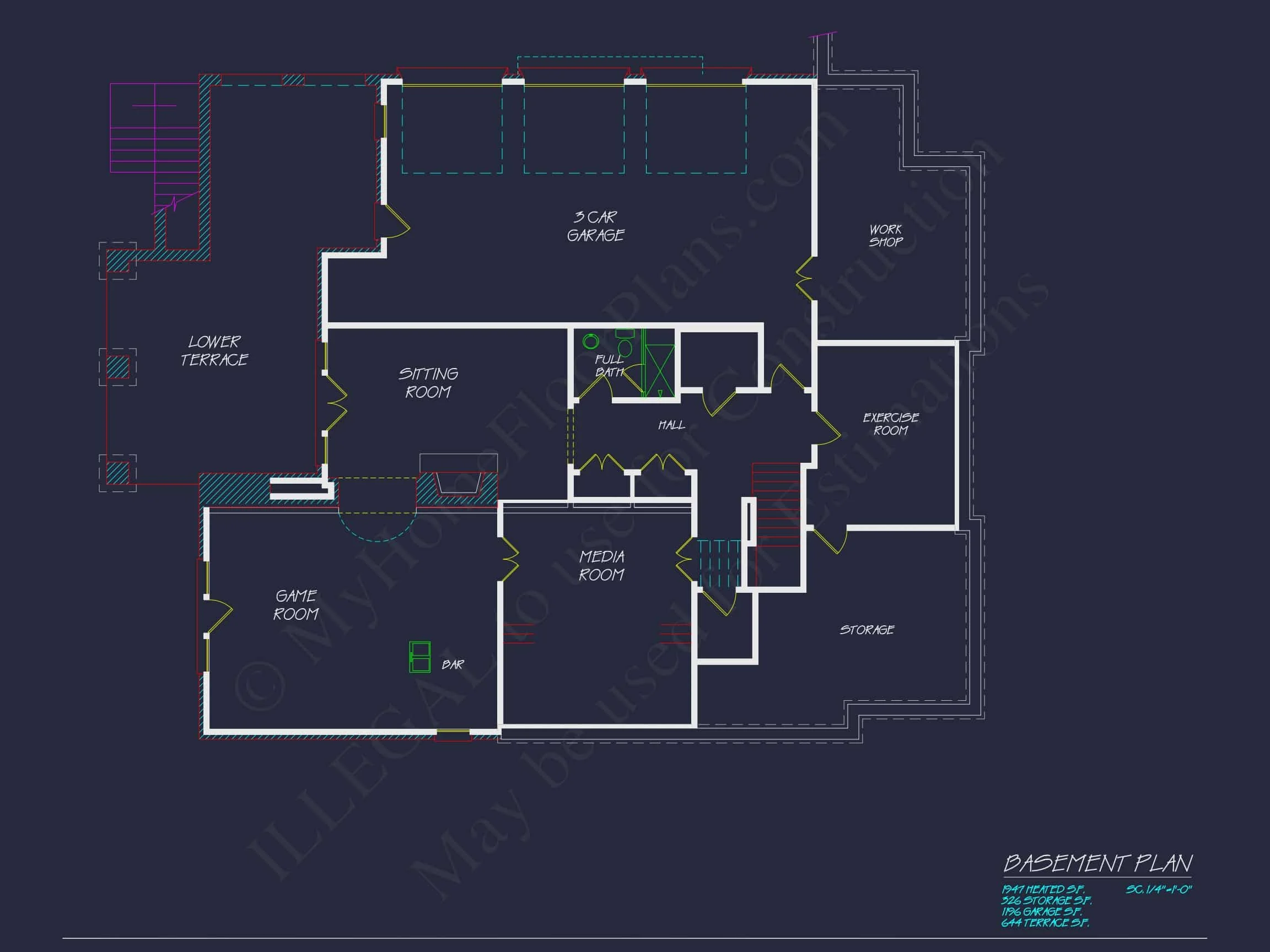 12-2075 HOUSE PLAN - Elegant House Floor Plan Blueprint with French Country Designs 7 Elegant house Floor Plan Blueprint with French Country Designs