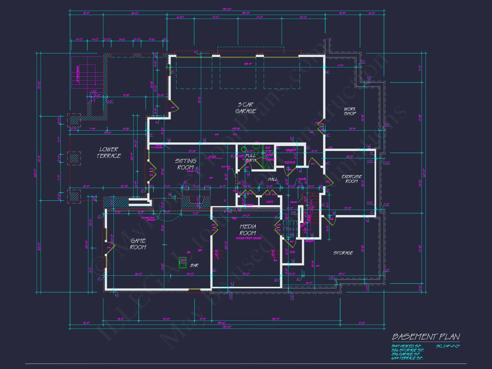 Elegant house Floor Plan Blueprint with French Country Designs