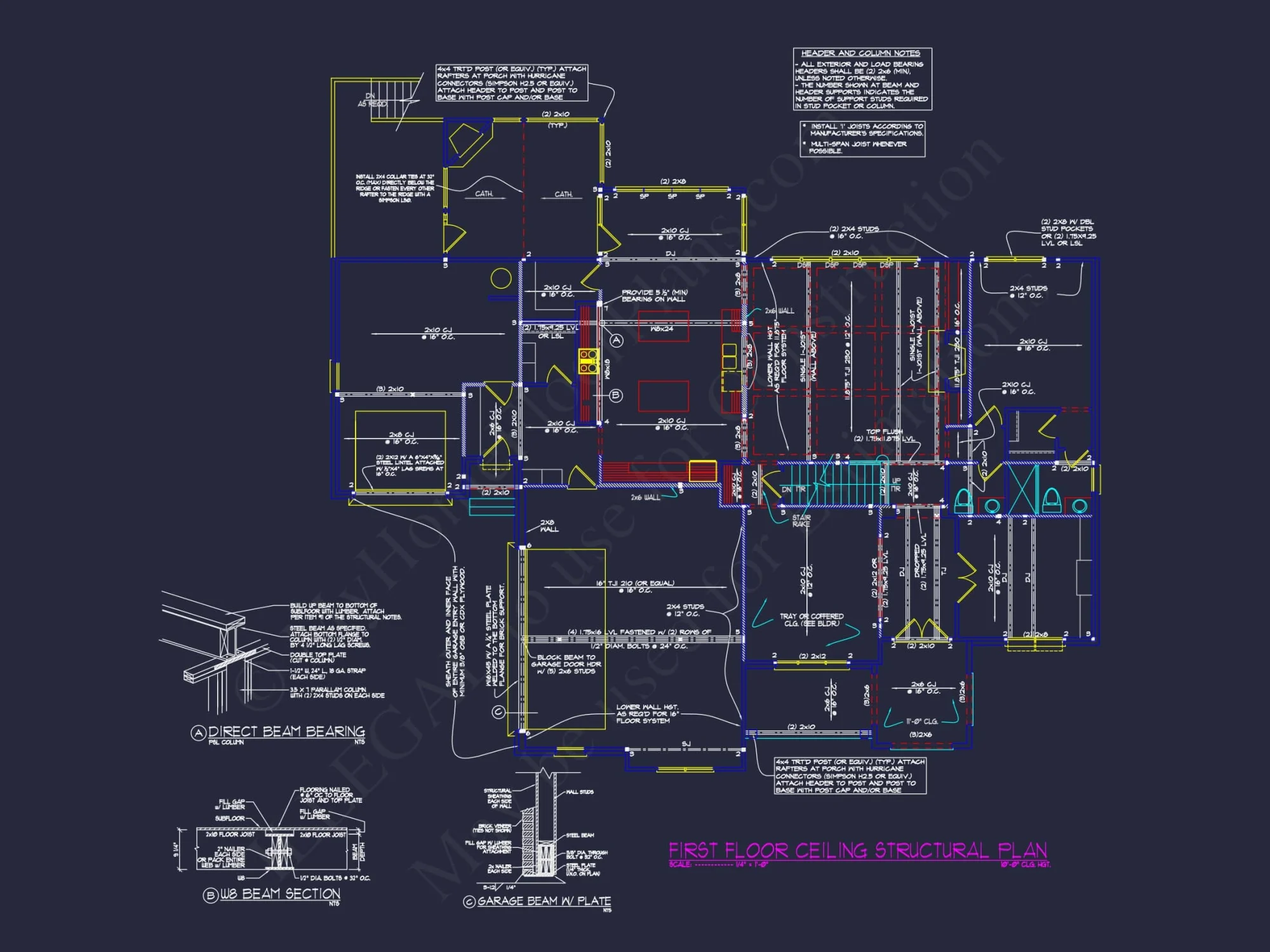 Elegant 5-Bedroom house Plan with CAD Blueprints & Modern Design