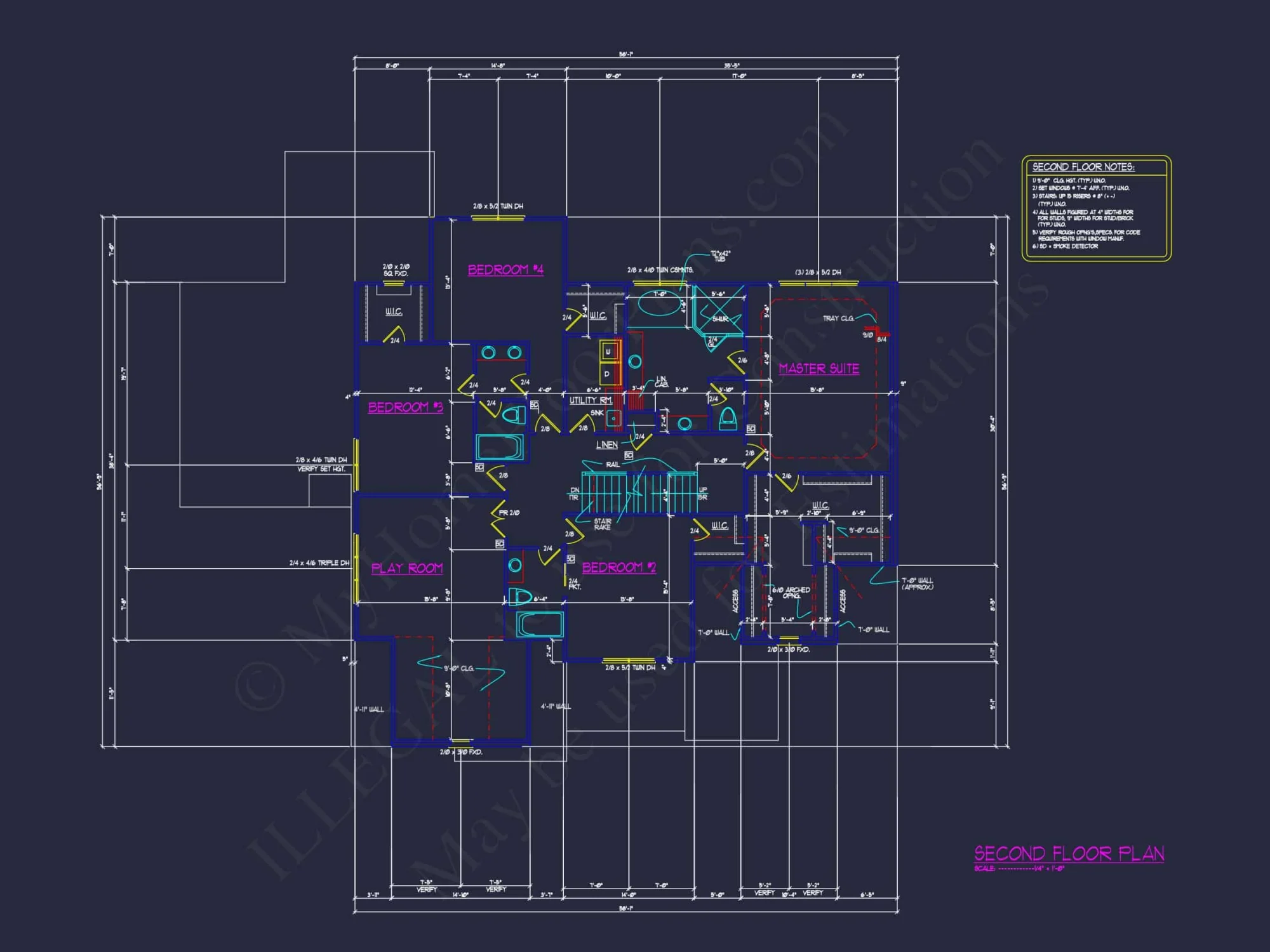 Elegant 5-Bedroom house Plan with CAD Blueprints & Modern Design