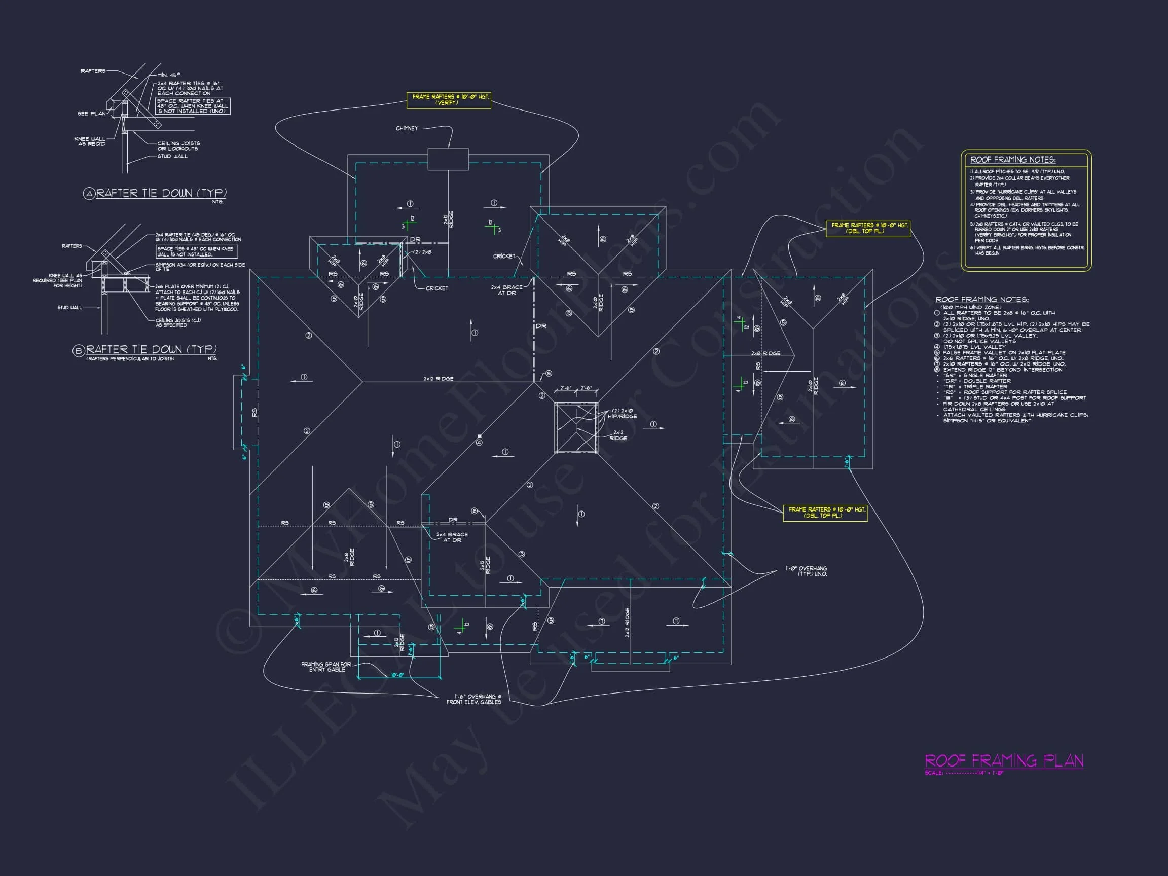 Luxury house Plan with 3 Floors, CAD Blueprints & Modern Design