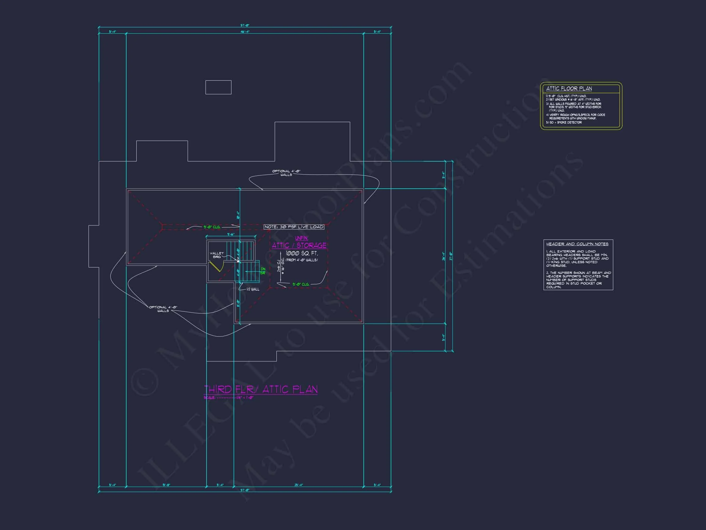 Luxury house Plan with 3 Floors, CAD Blueprints & Modern Design