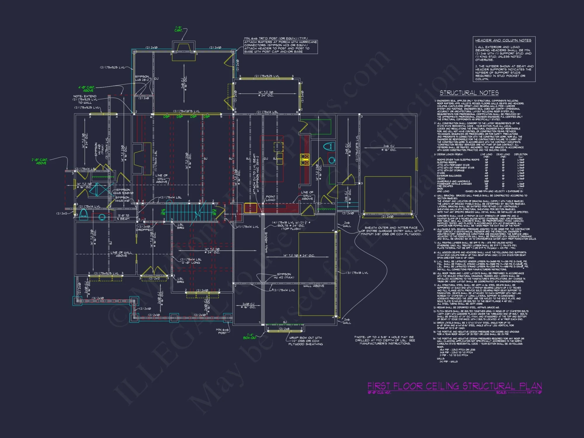 Luxury house Plan with 3 Floors, CAD Blueprints & Modern Design