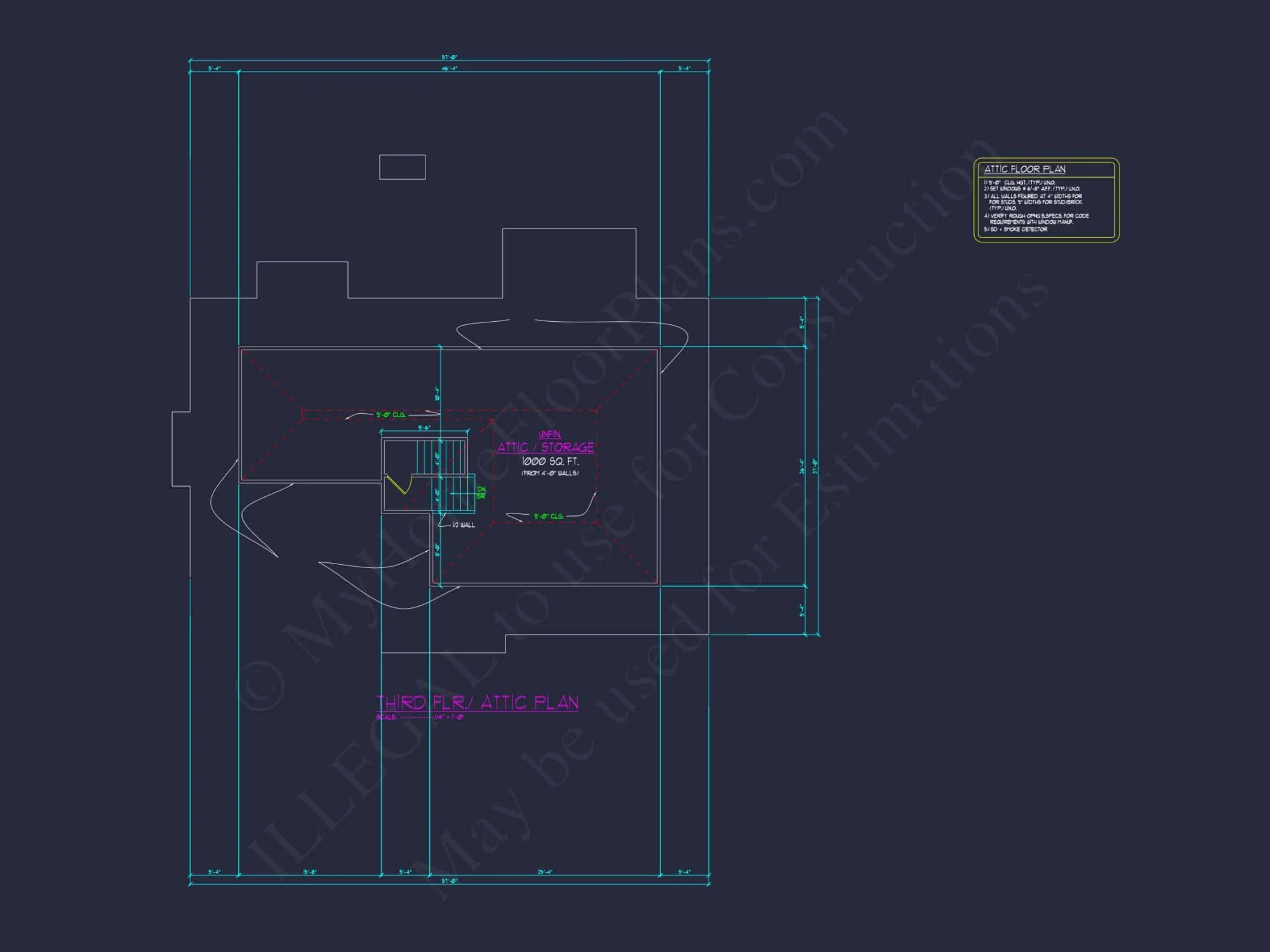 Luxury house Plan with 3 Floors, CAD Blueprints & Modern Design