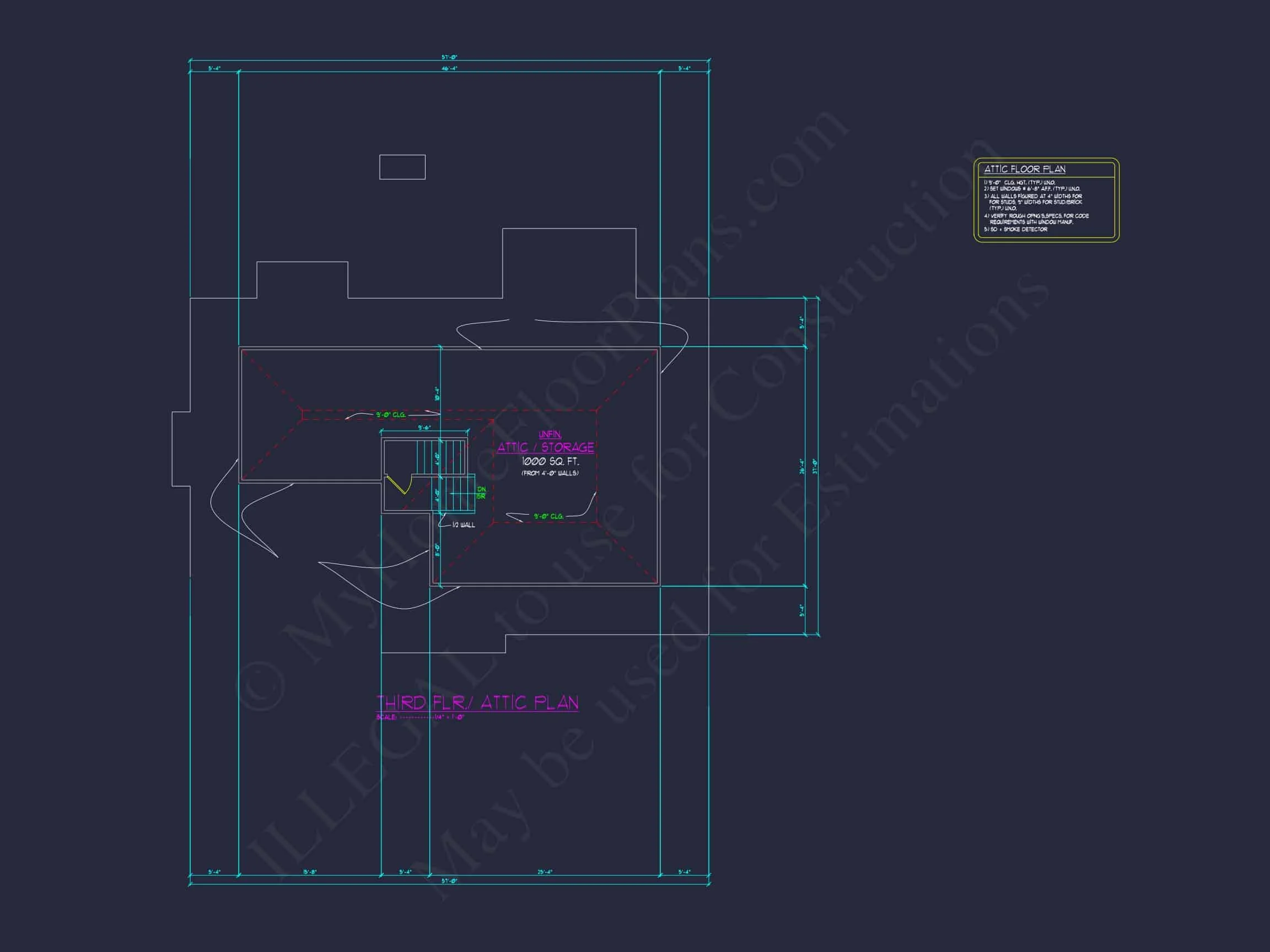 Luxury house Plan with 3 Floors, CAD Blueprints & Modern Design