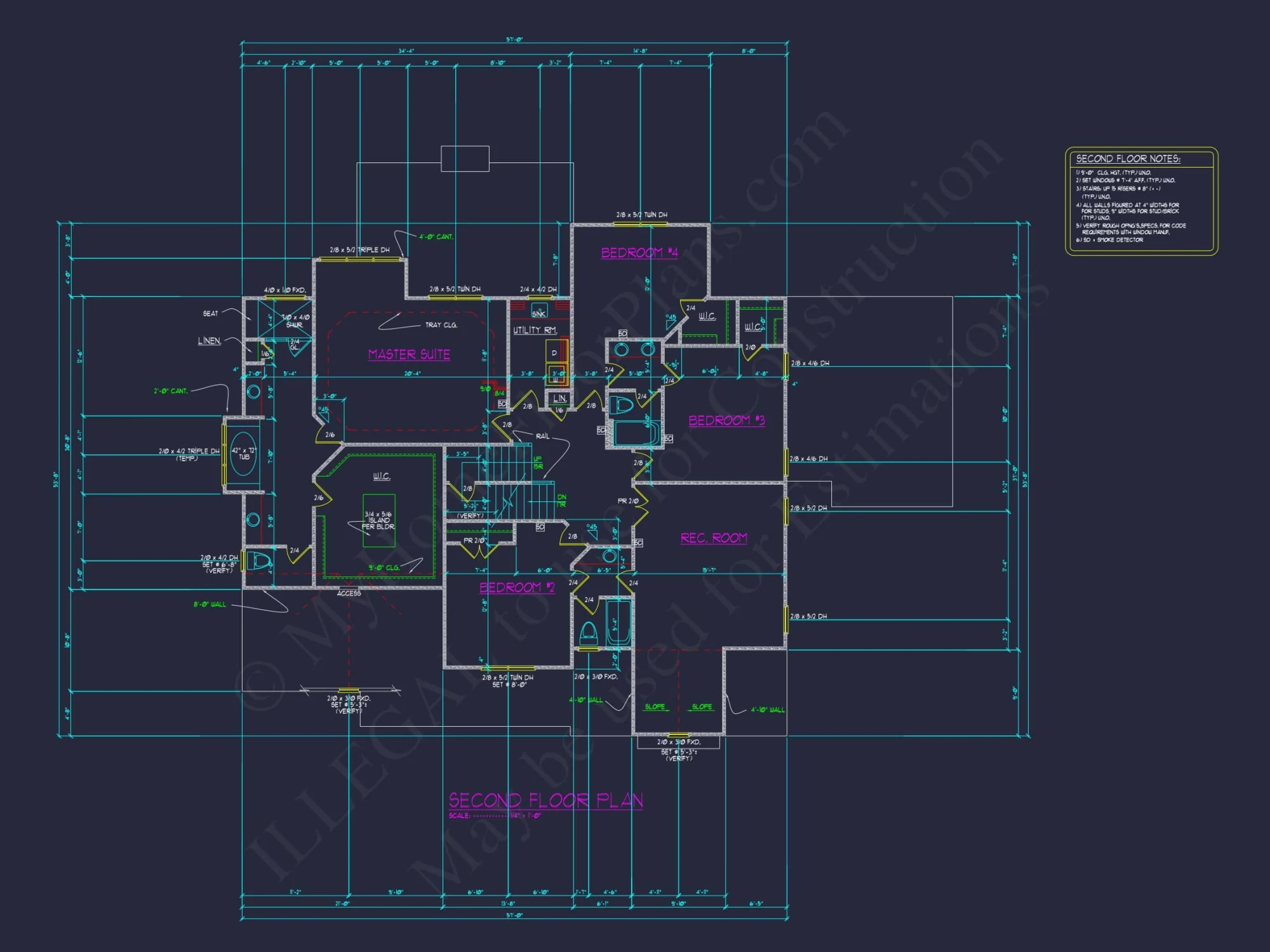 Luxury house Plan with 3 Floors, CAD Blueprints & Modern Design