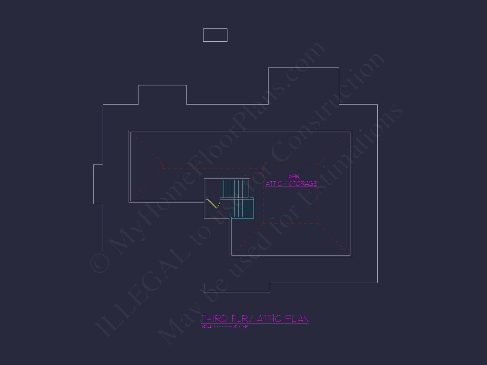 Luxury house Plan with 3 Floors, CAD Blueprints & Modern Design