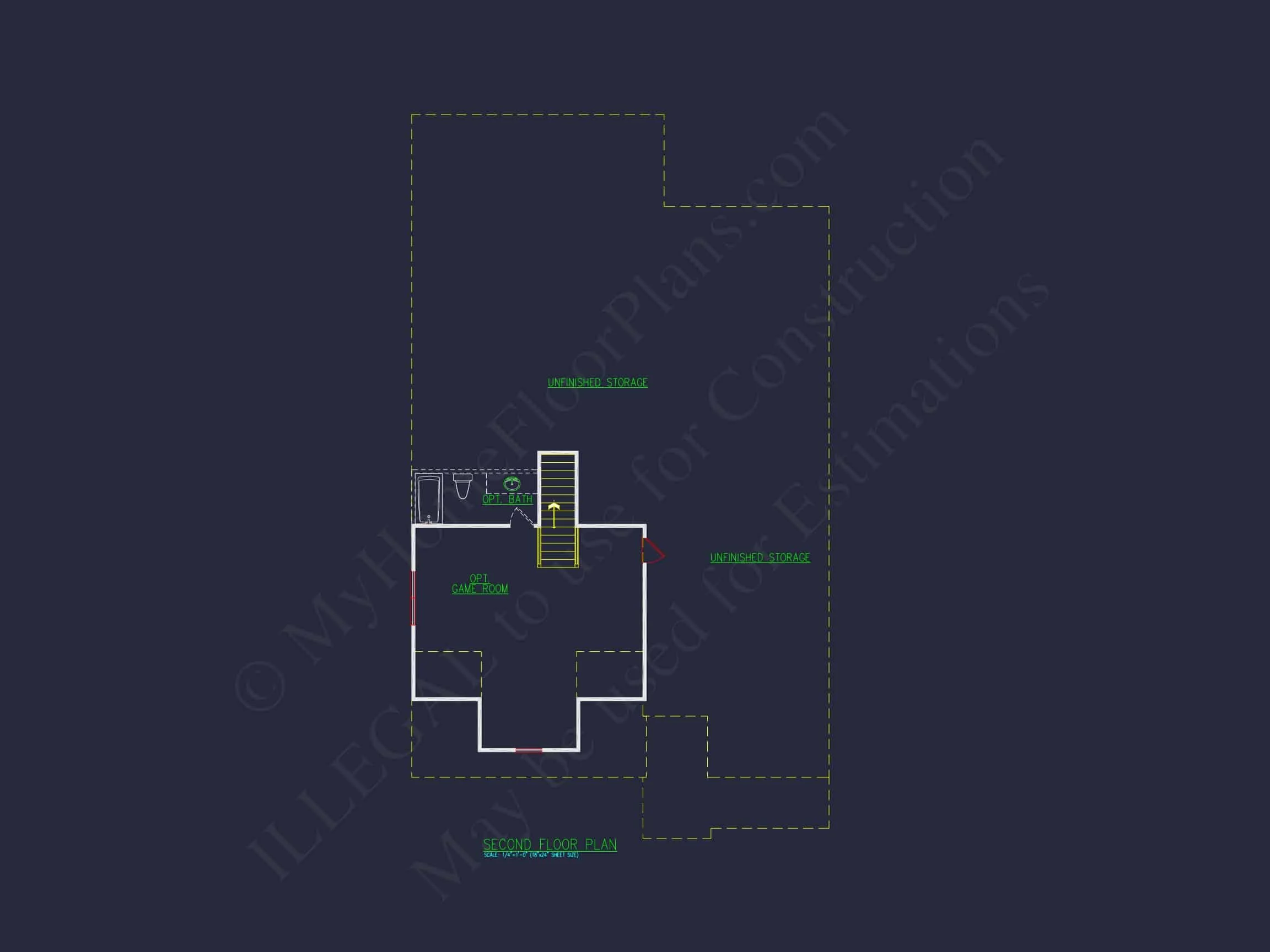Traditional house Plan with CAD Designs, Fireplace & Porches