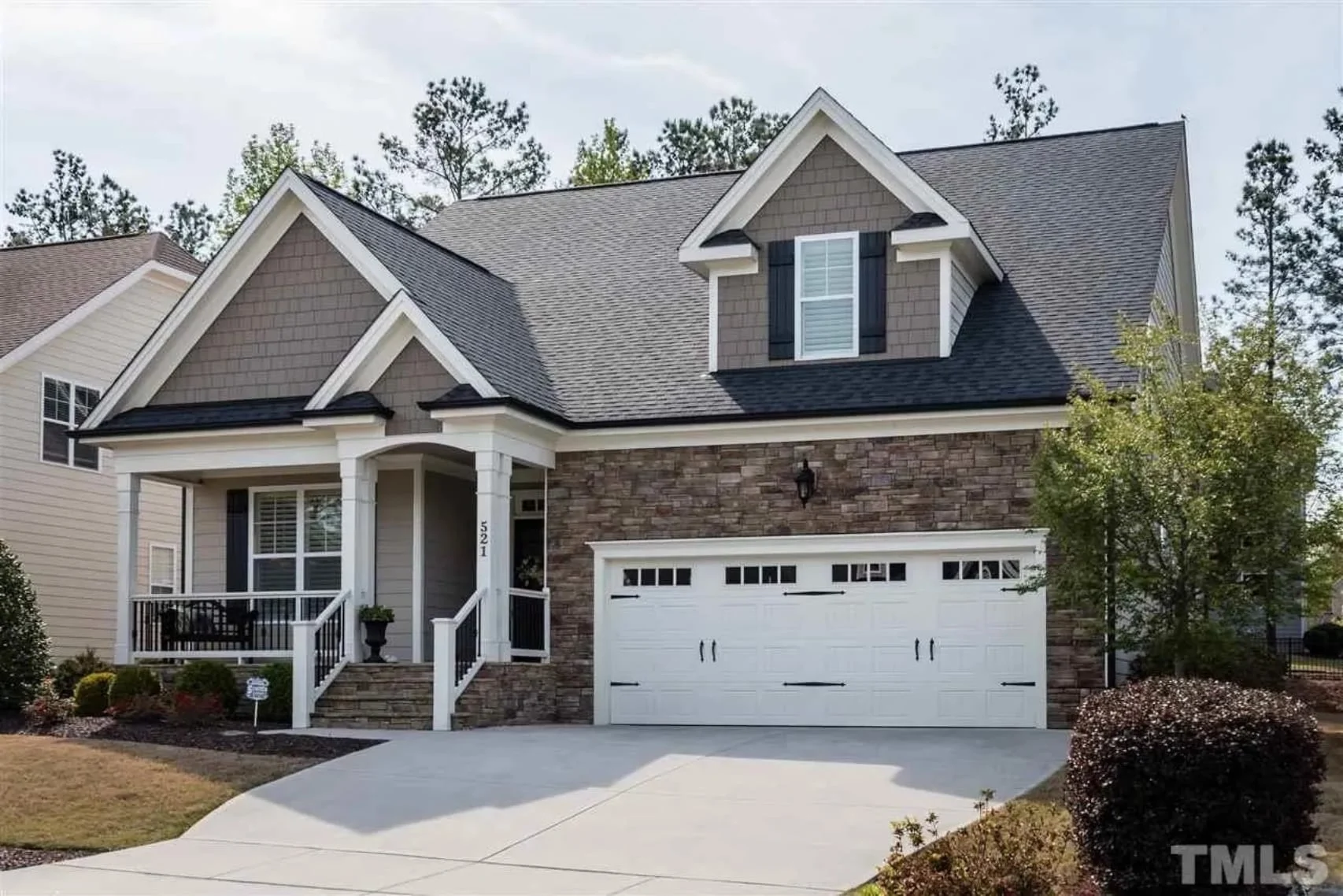 Traditional house Plan with CAD Designs, Fireplace & Porches