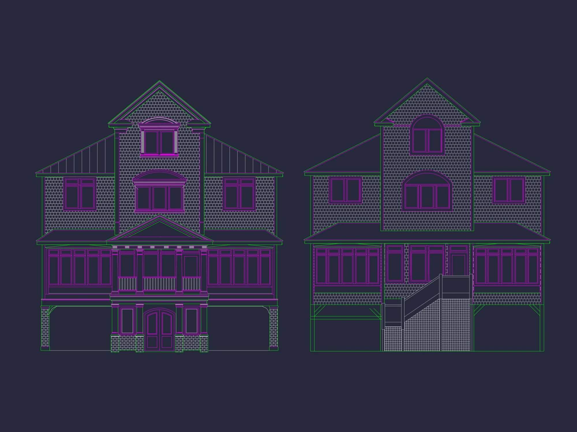 Luxury house Plan with 3 Floors, Modern Designs & Coastal Views