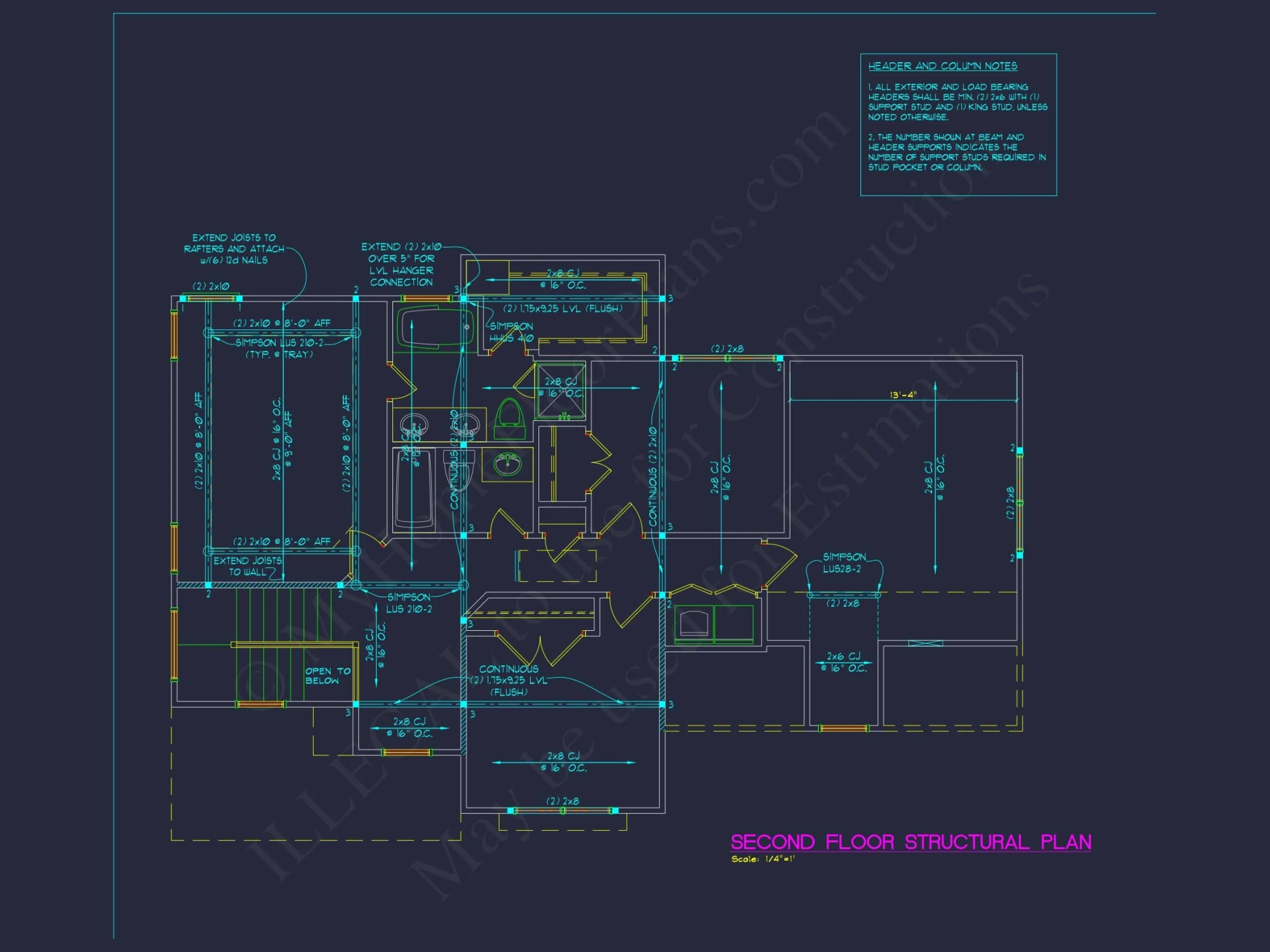 2-Story Blueprint Design