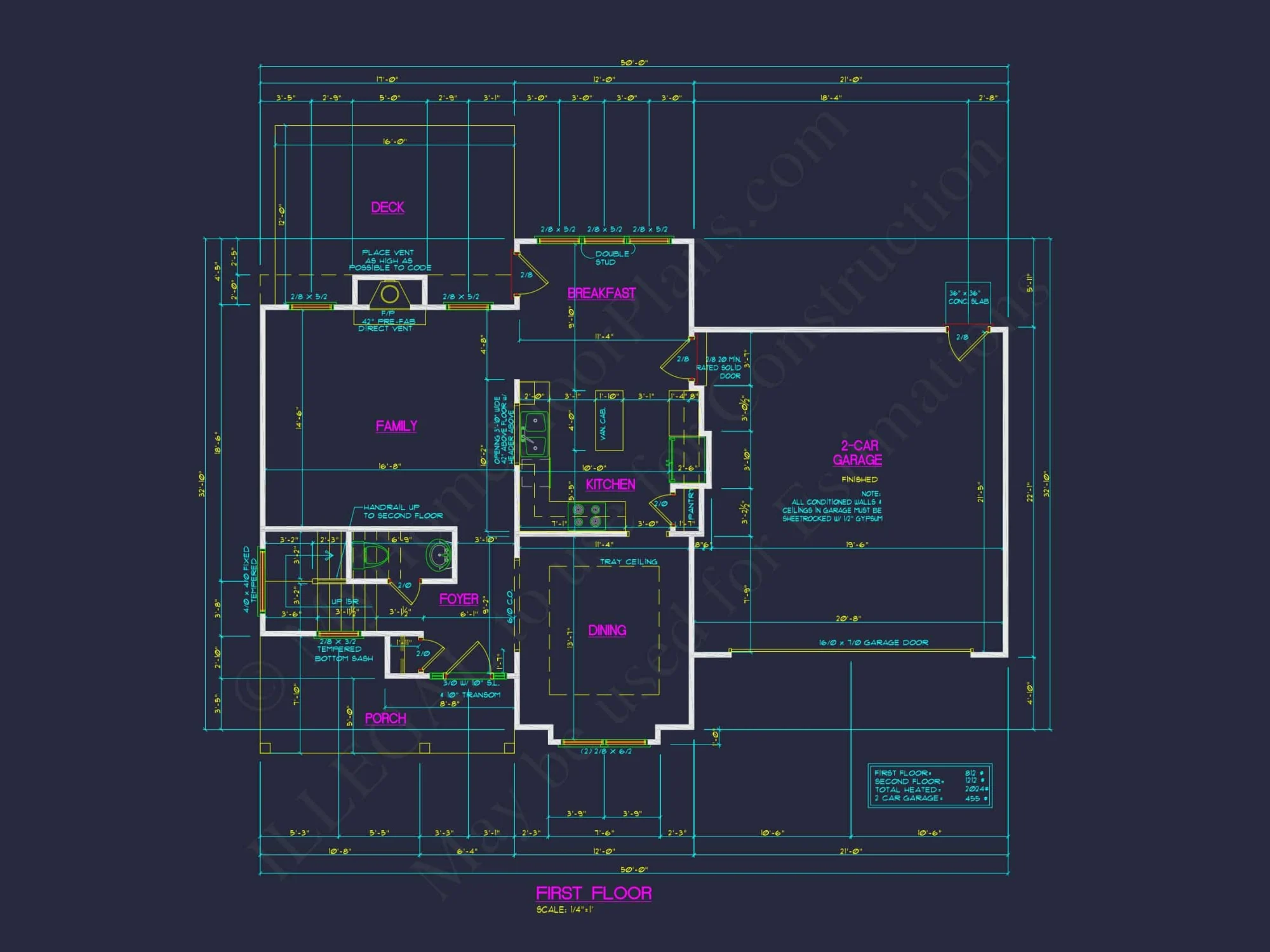 2-Story Blueprint Design