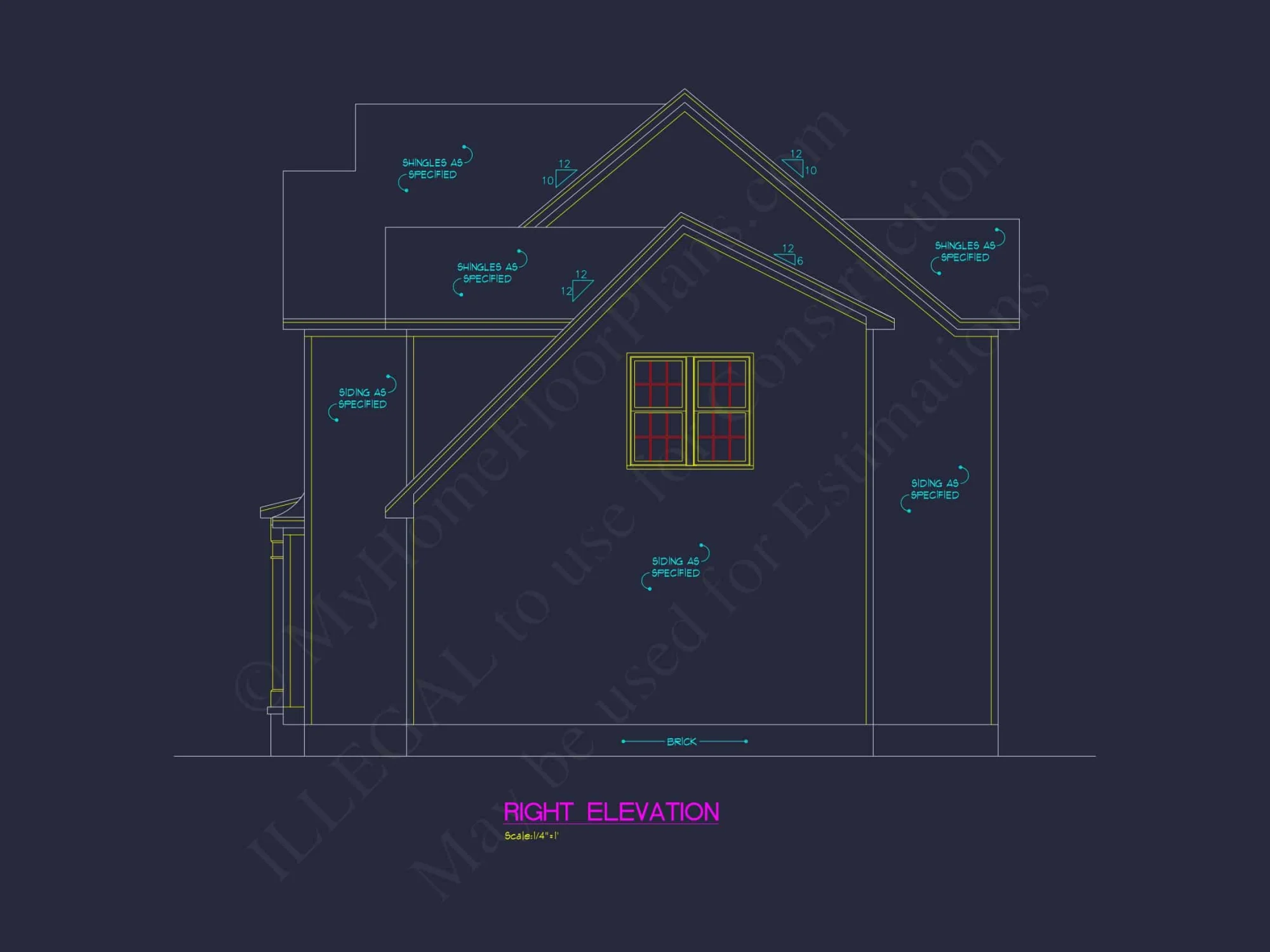 Modern Traditional house Plan