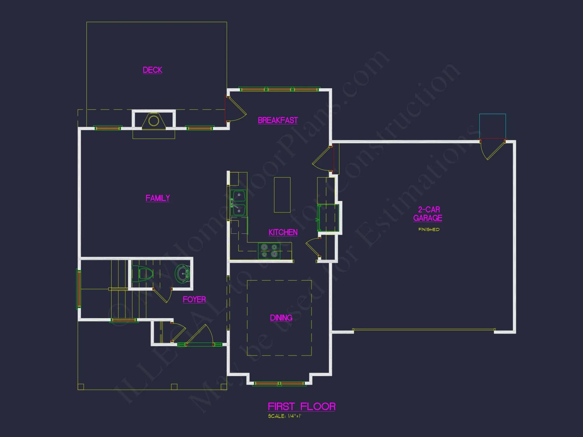 2-Story Blueprint Design