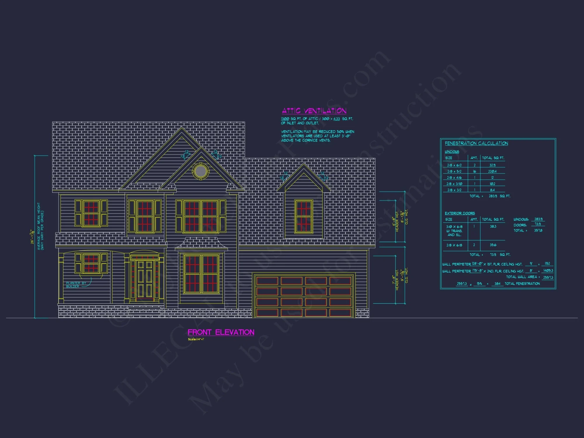 2-Story Blueprint Design