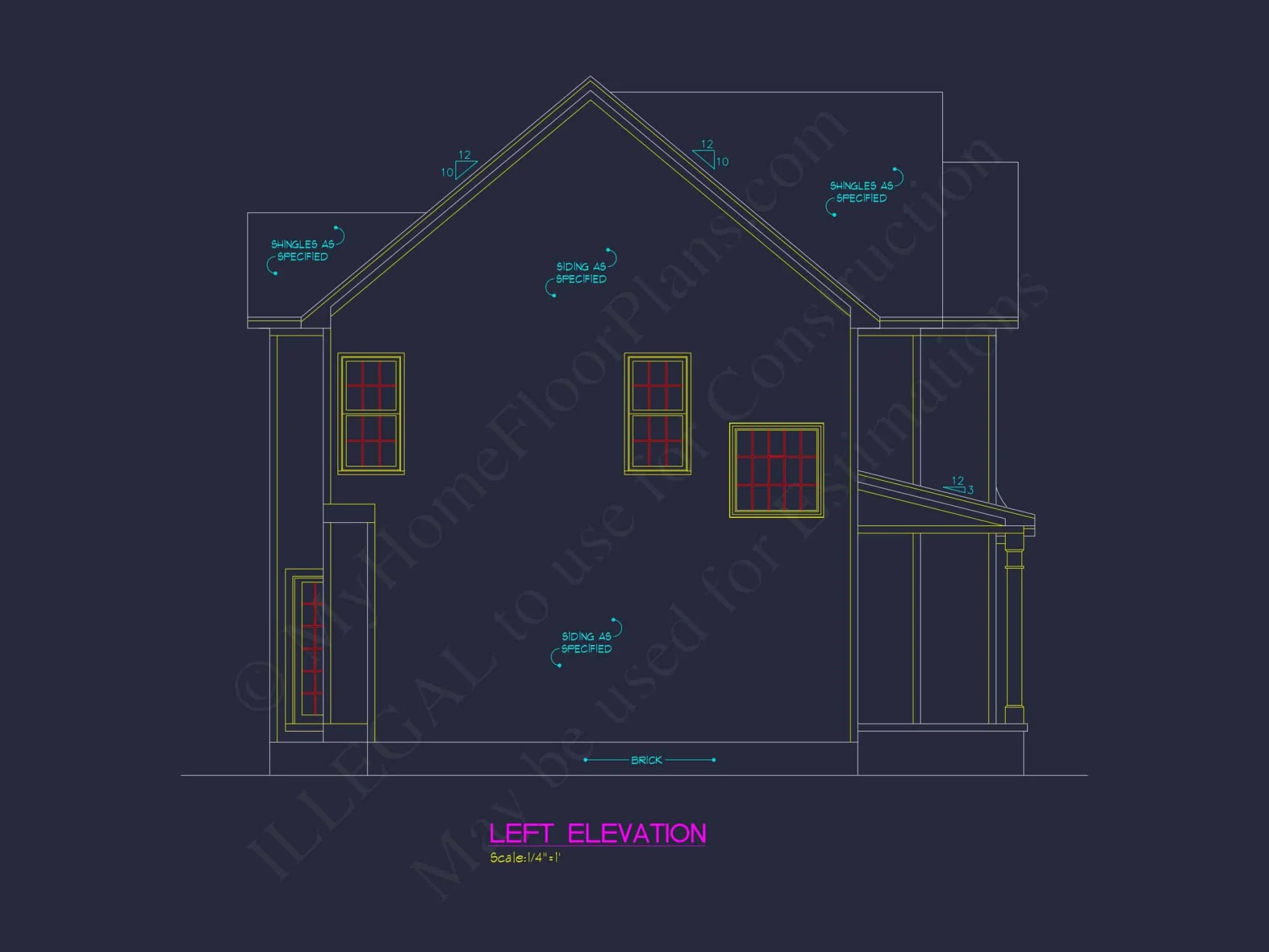 Modern Traditional house Plan