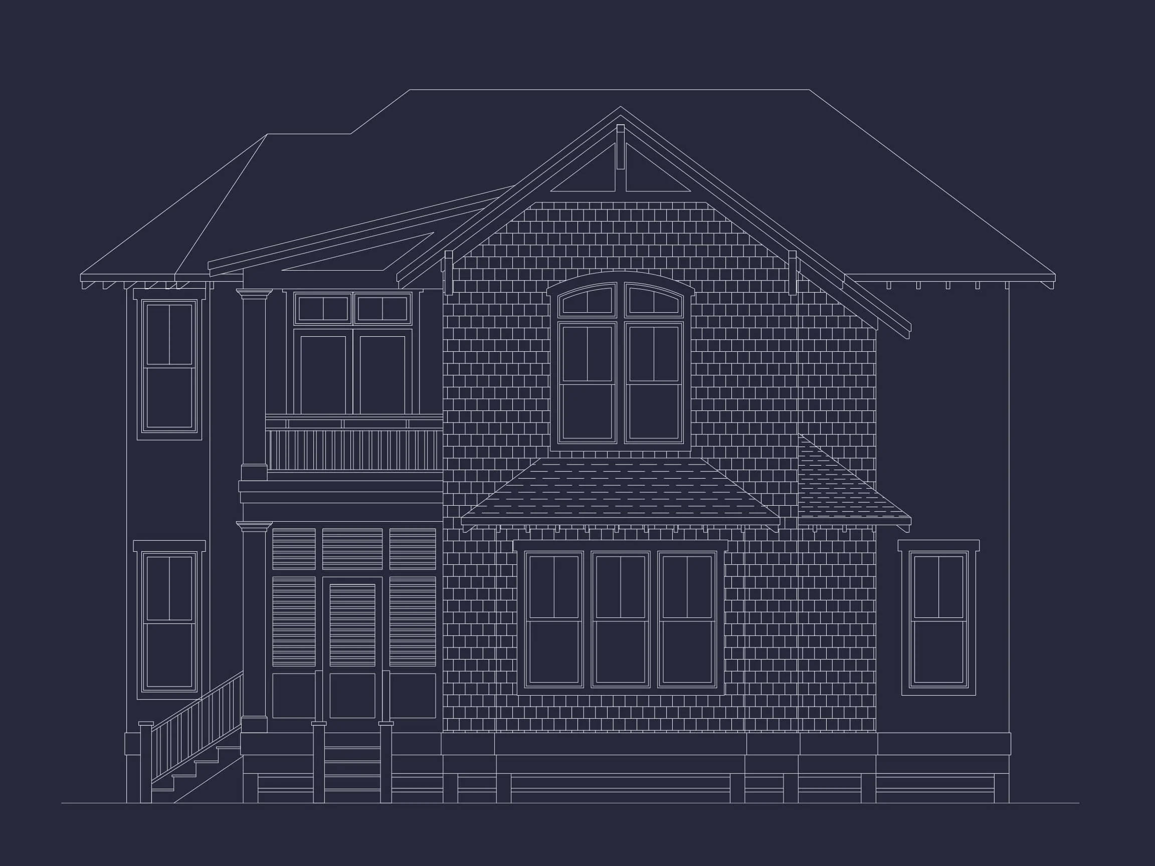 11-1840 HOUSE PLAN - Charming House Floor Plan: Coastal Blueprint with 2 Floors 59 Charming house Floor Plan: Coastal Blueprint with 2 Floors