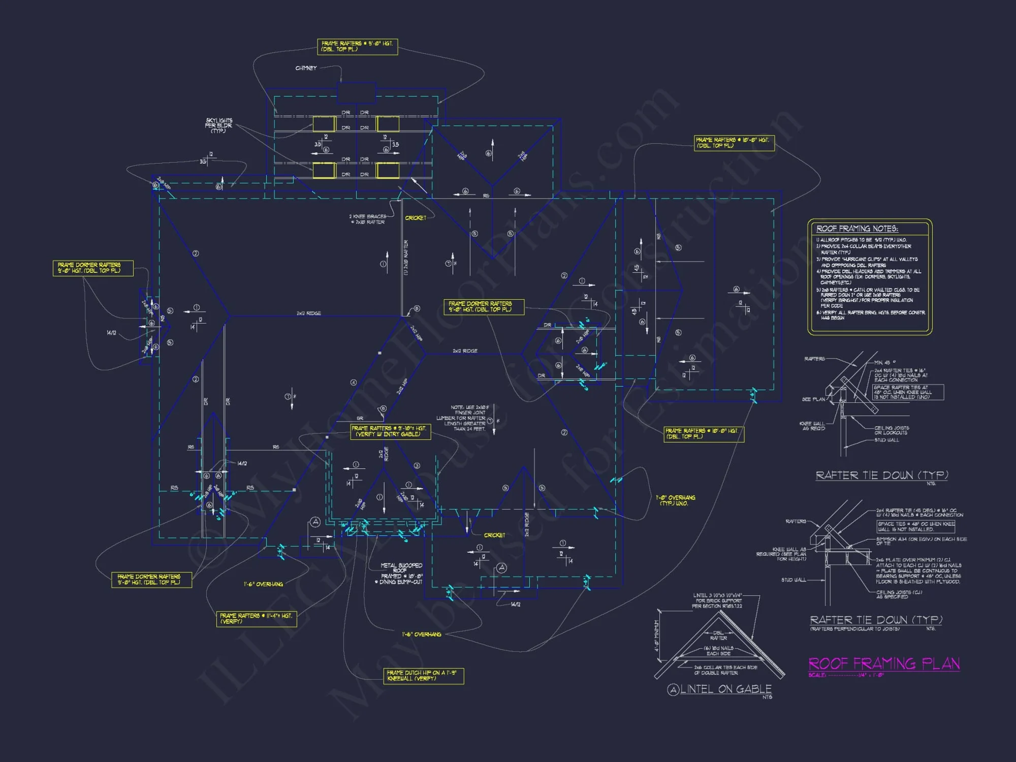 Luxury house Floor Plan with 5 Bedrooms and CAD Designs