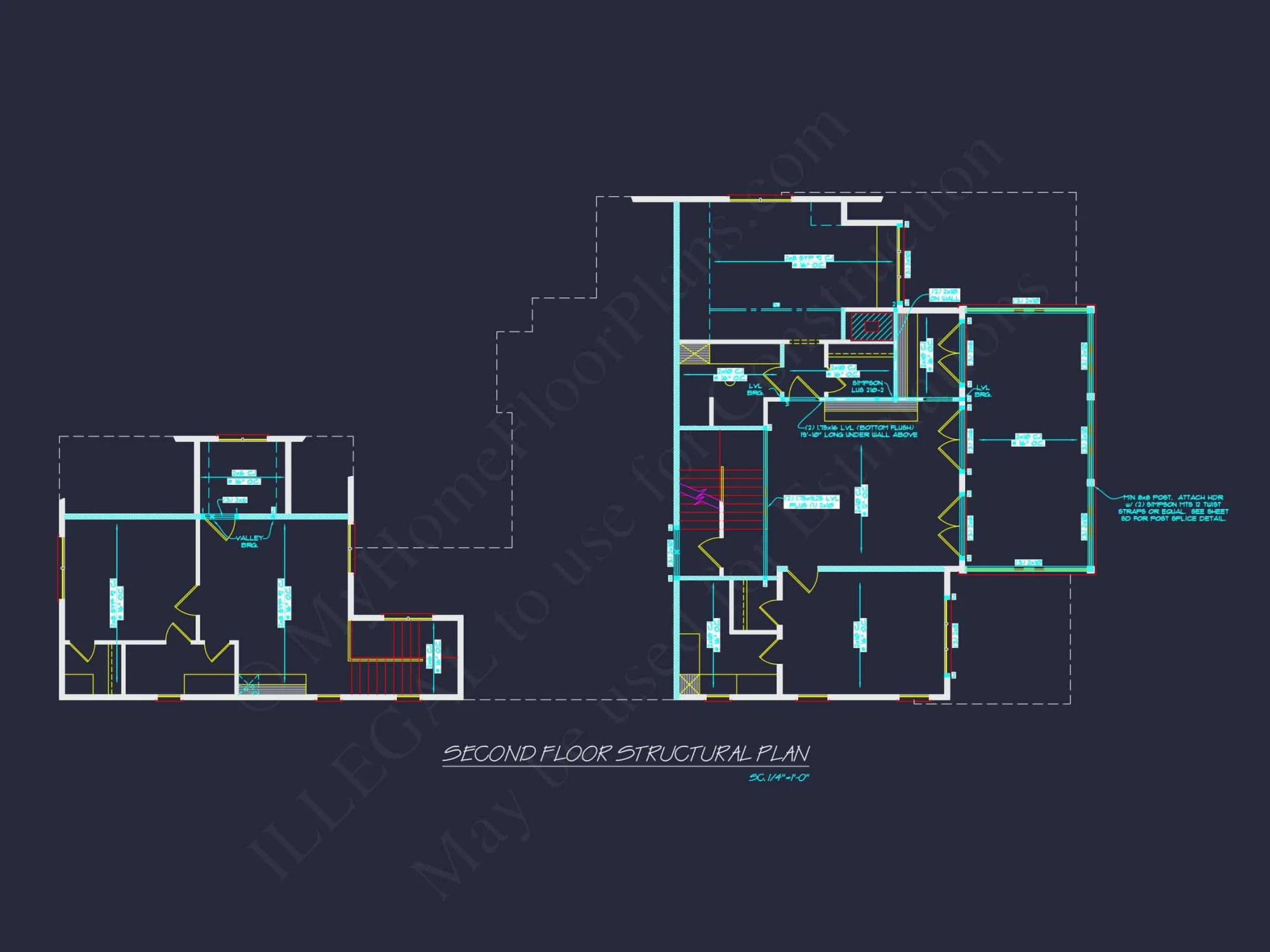 Stunning 2-Story house Plan with Detailed CAD Blueprint Designs