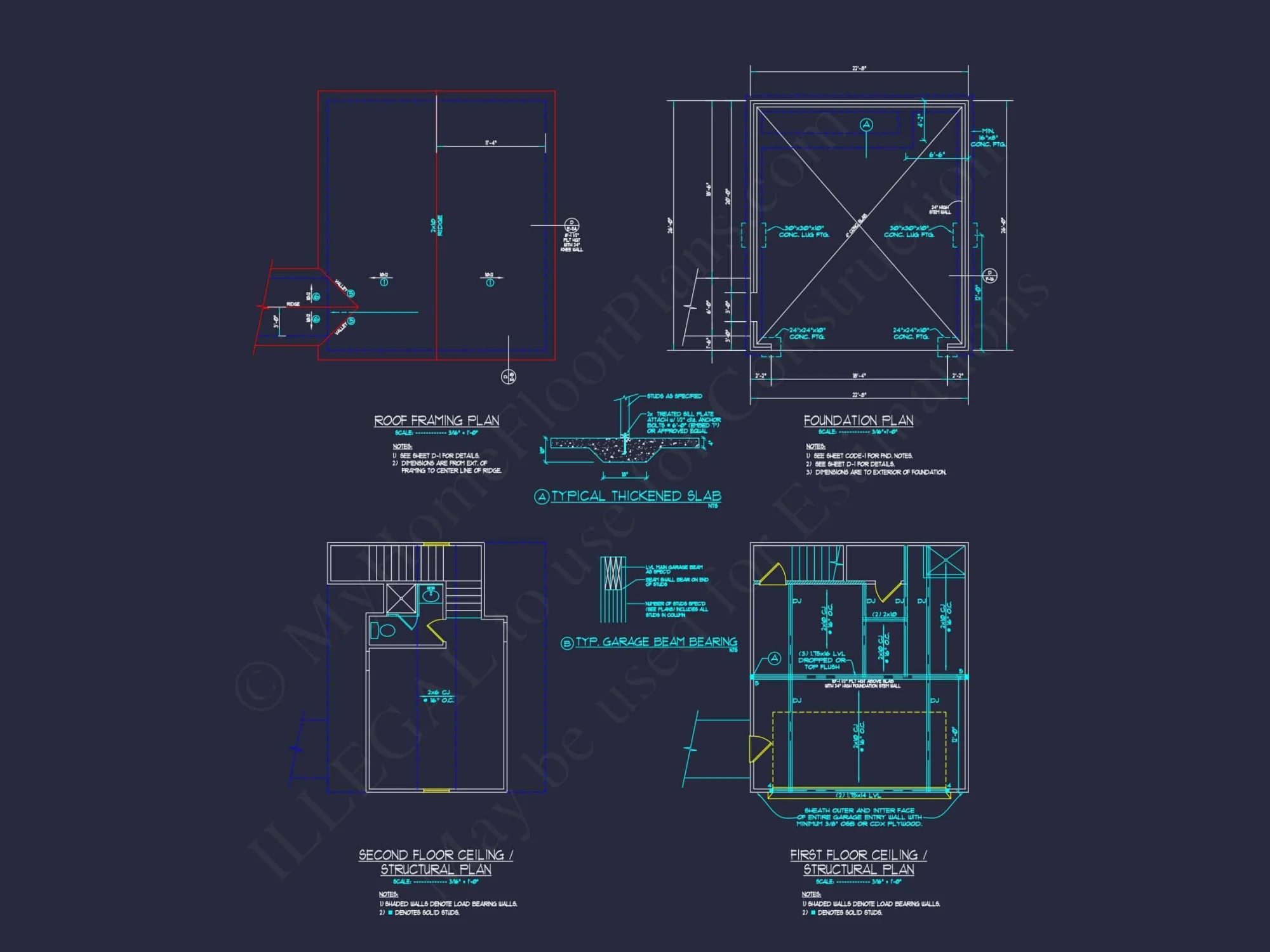 Luxury house Blueprint