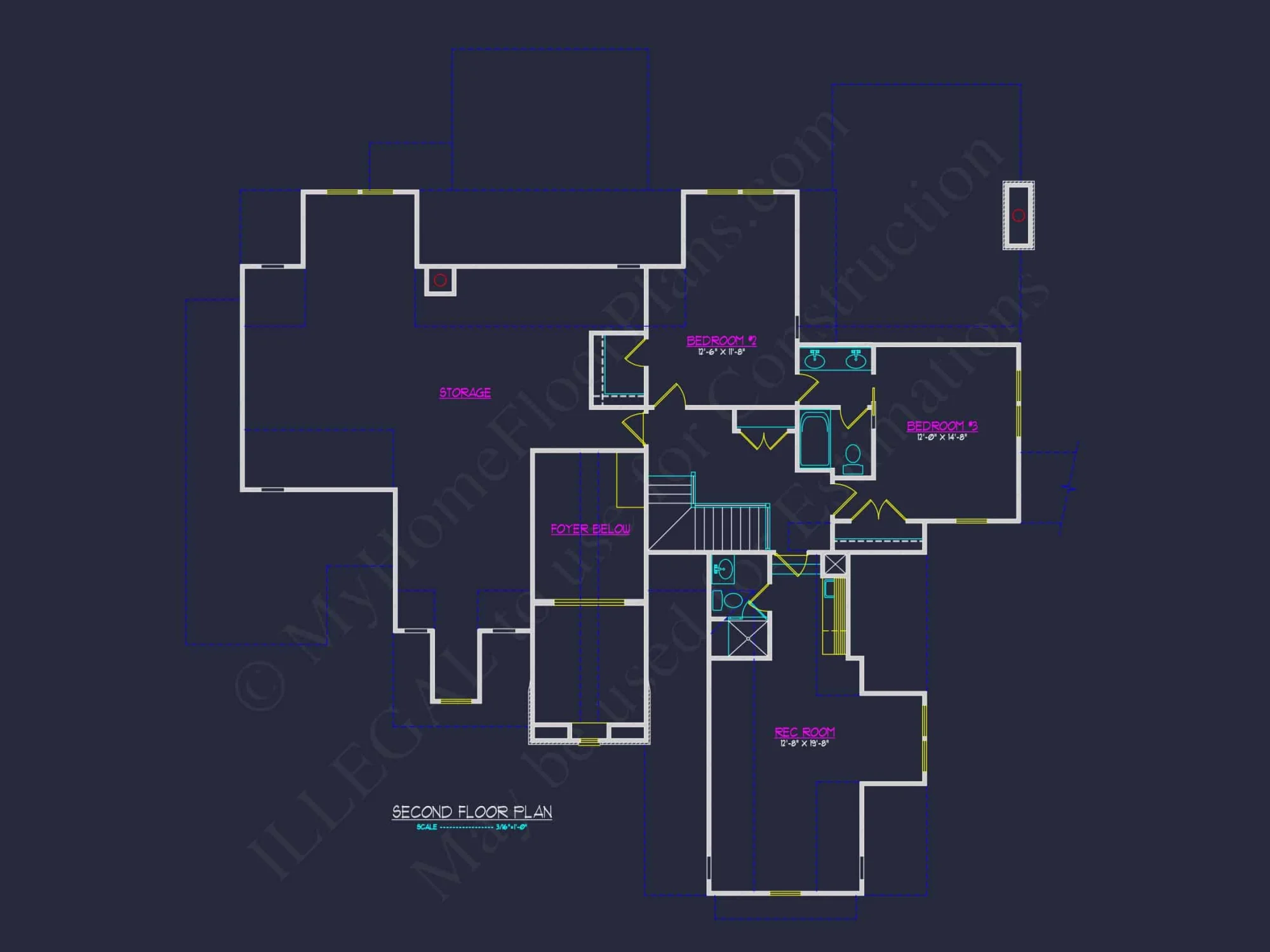 Custom Floor Plan with 4 Bedrooms