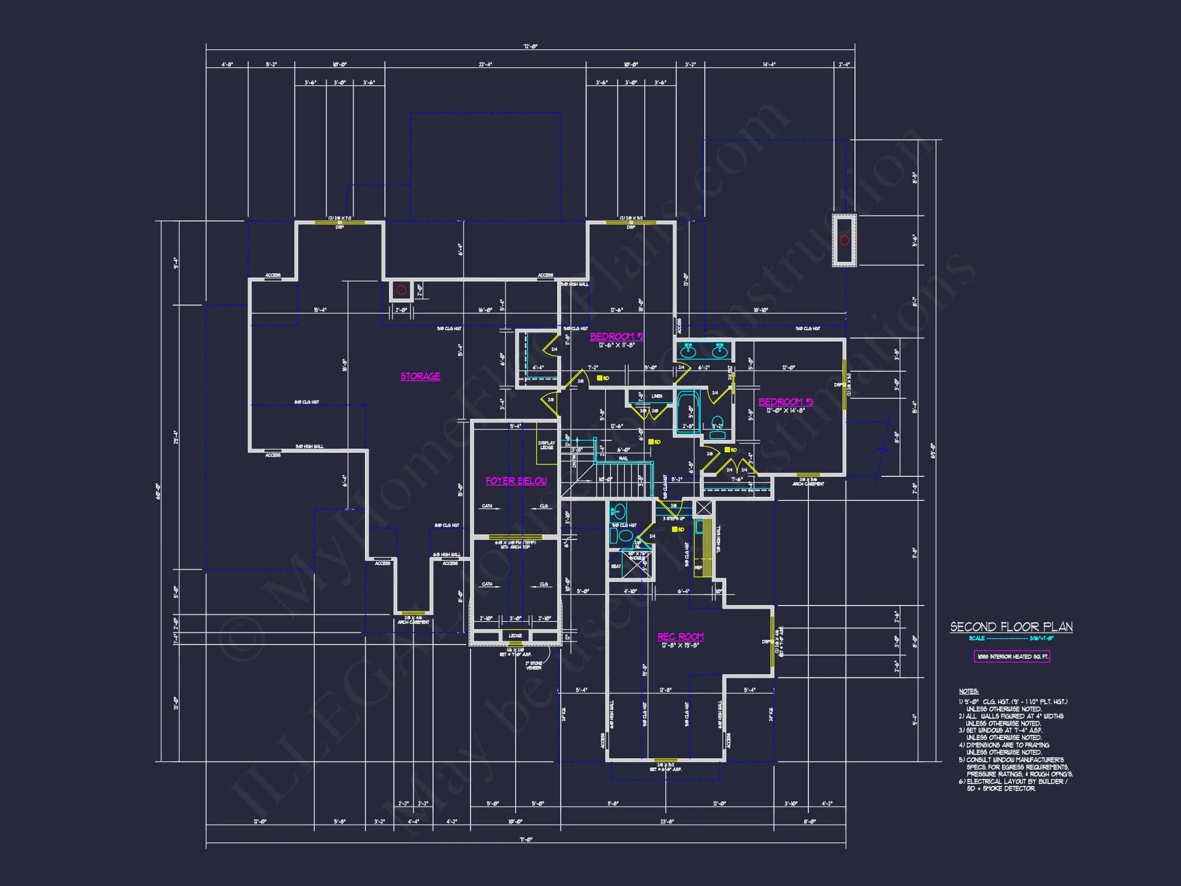 Luxury house Blueprint
