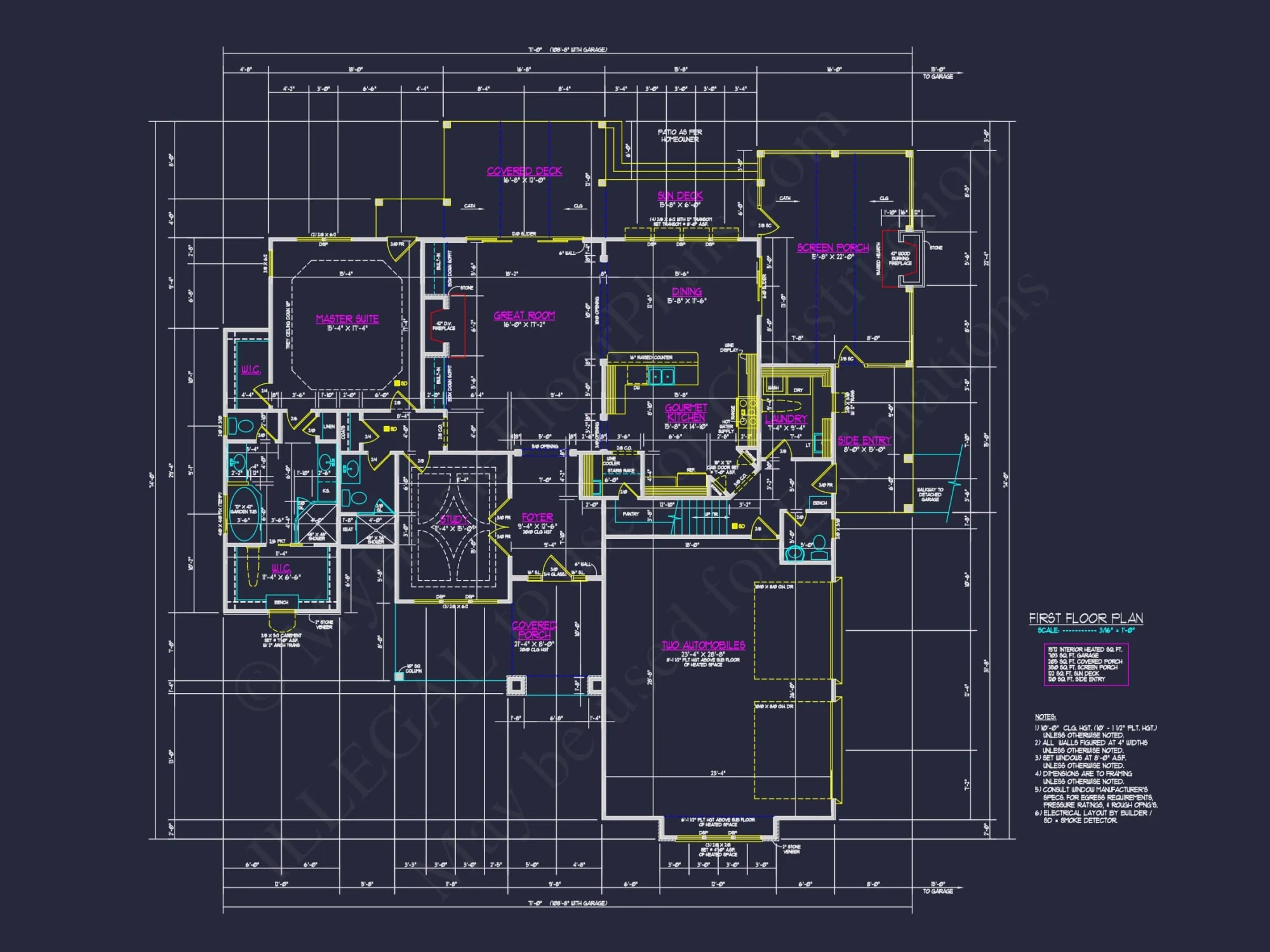 Luxury house Blueprint