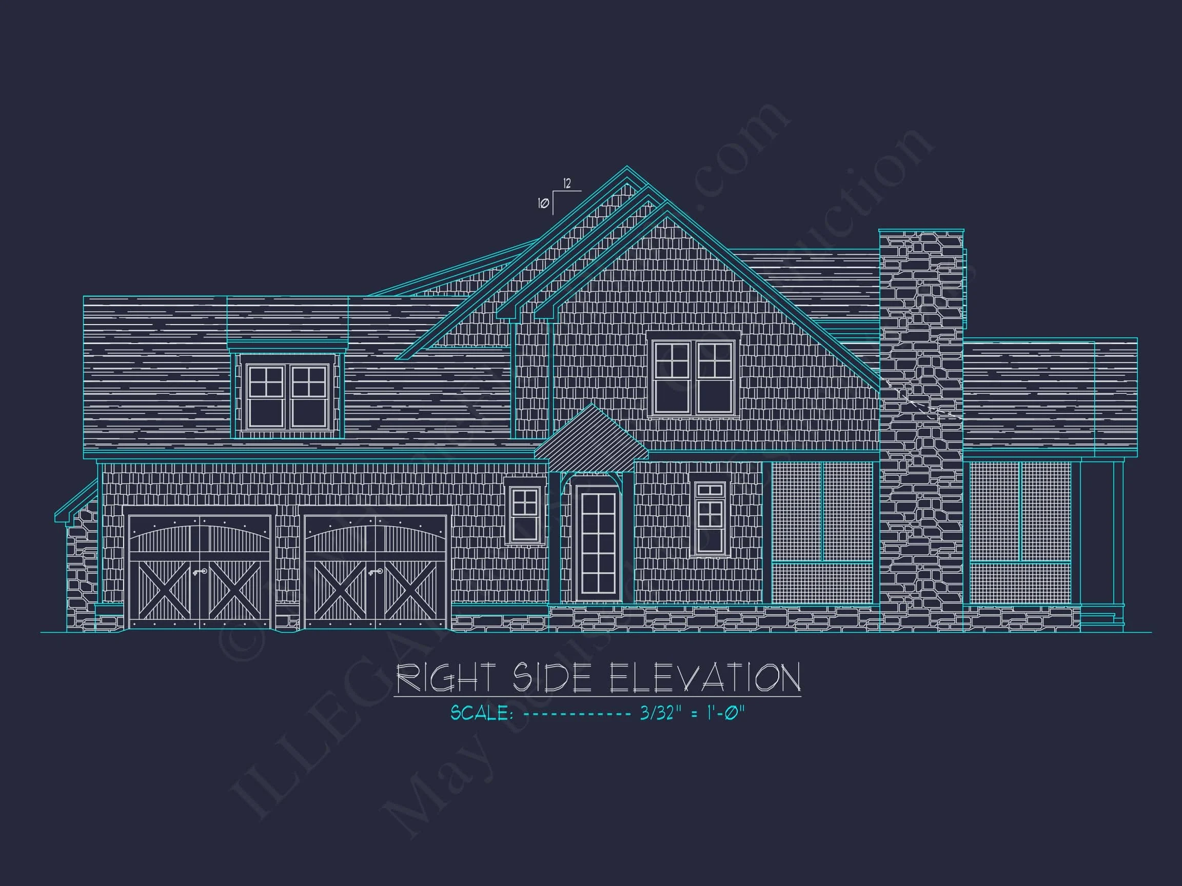 Luxury house Blueprint