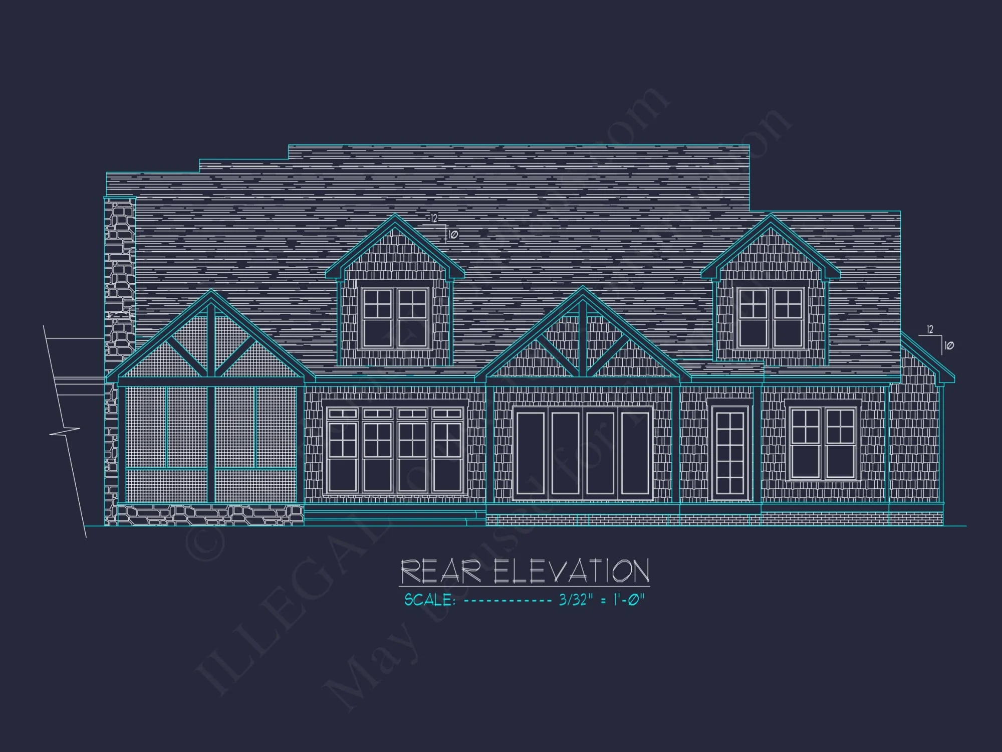 Luxury house Blueprint