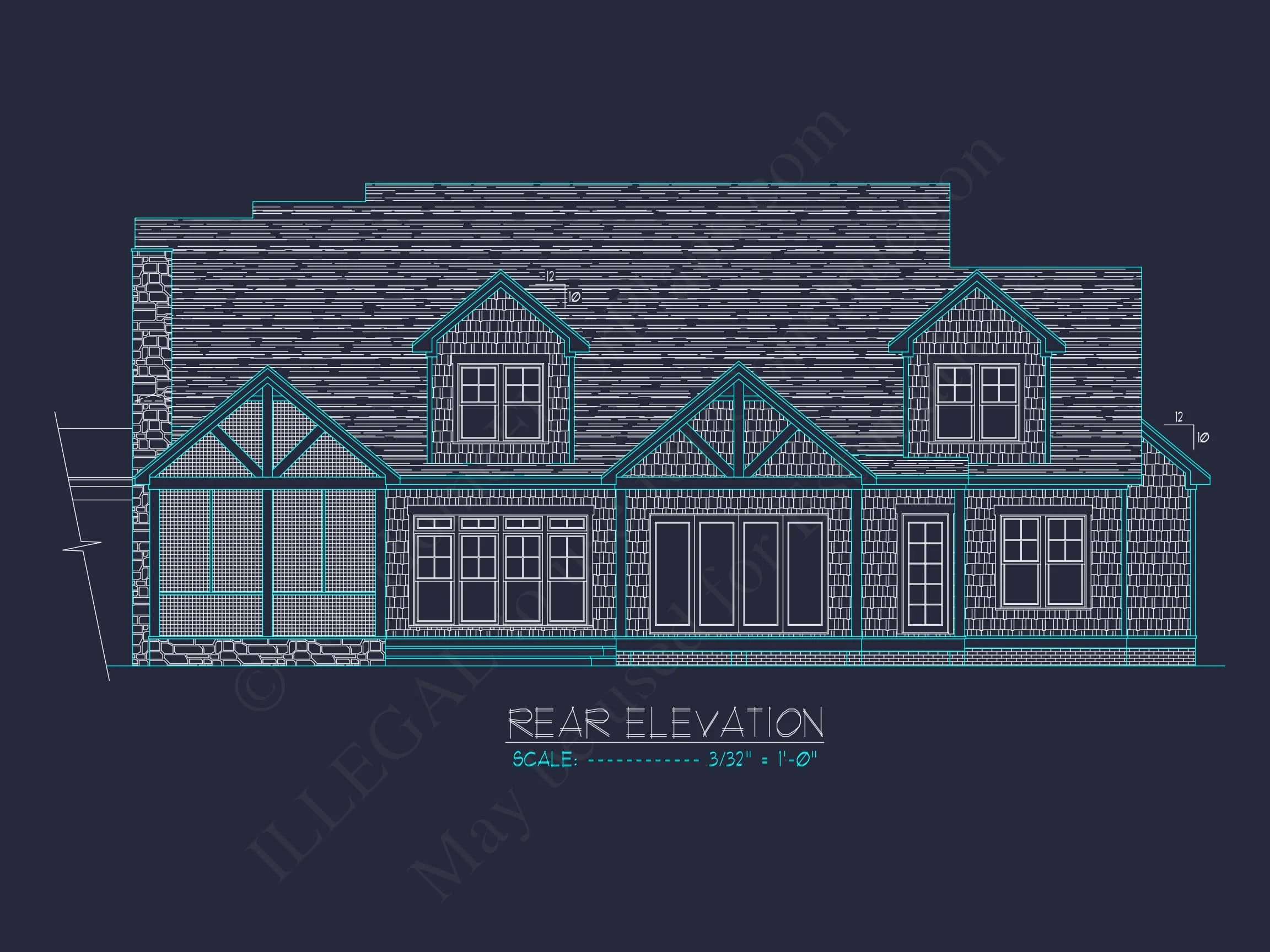 Luxury house Blueprint