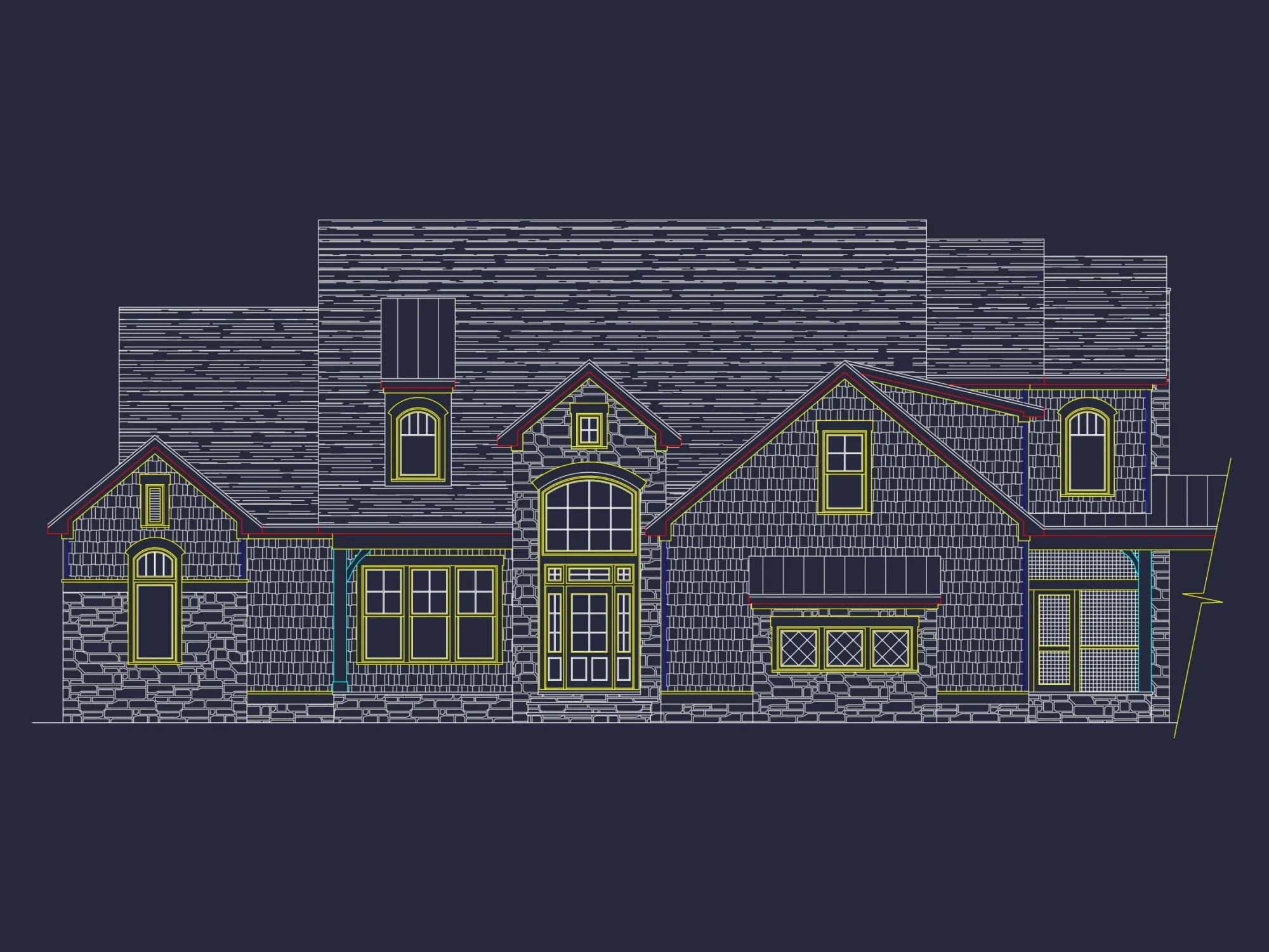 Luxury house Blueprint