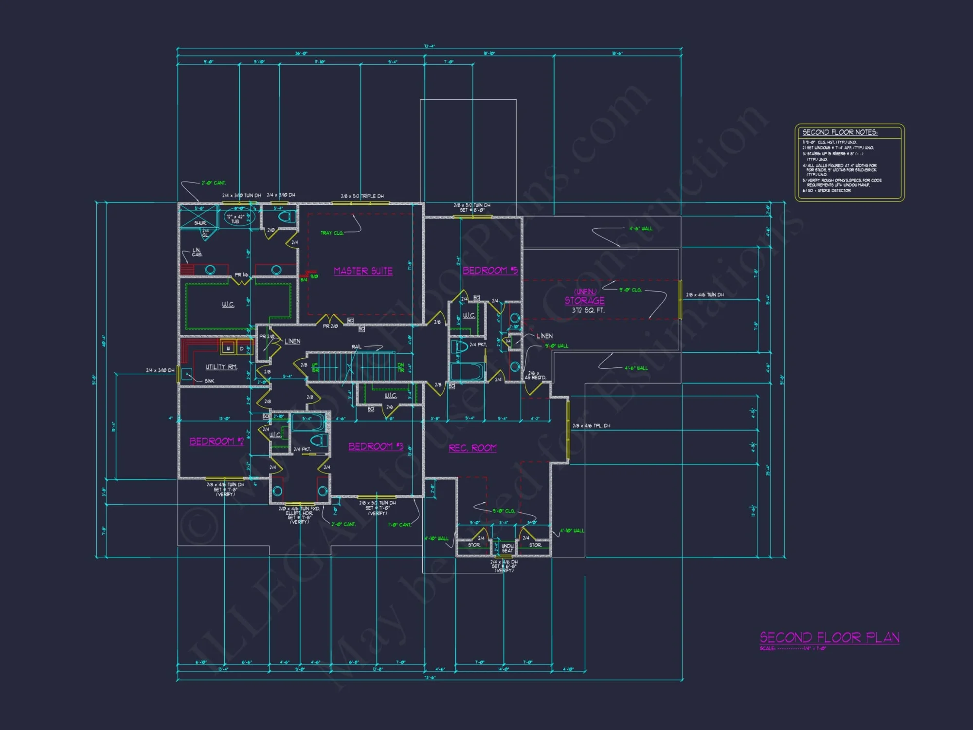 Versatile house Floor Plan with 3 Story CAD Architecture Design