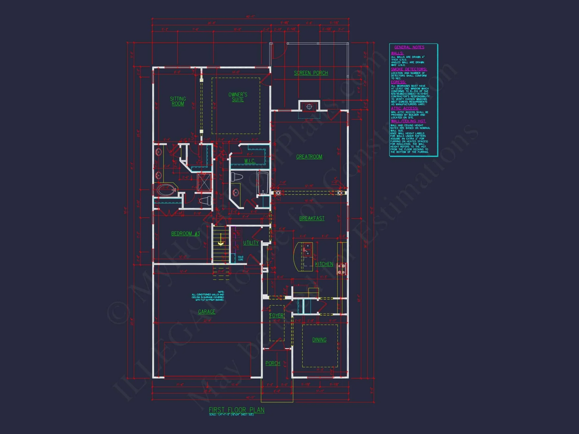 Customizable house Plan with Spacious Floor Layout, CAD-Ready Designs