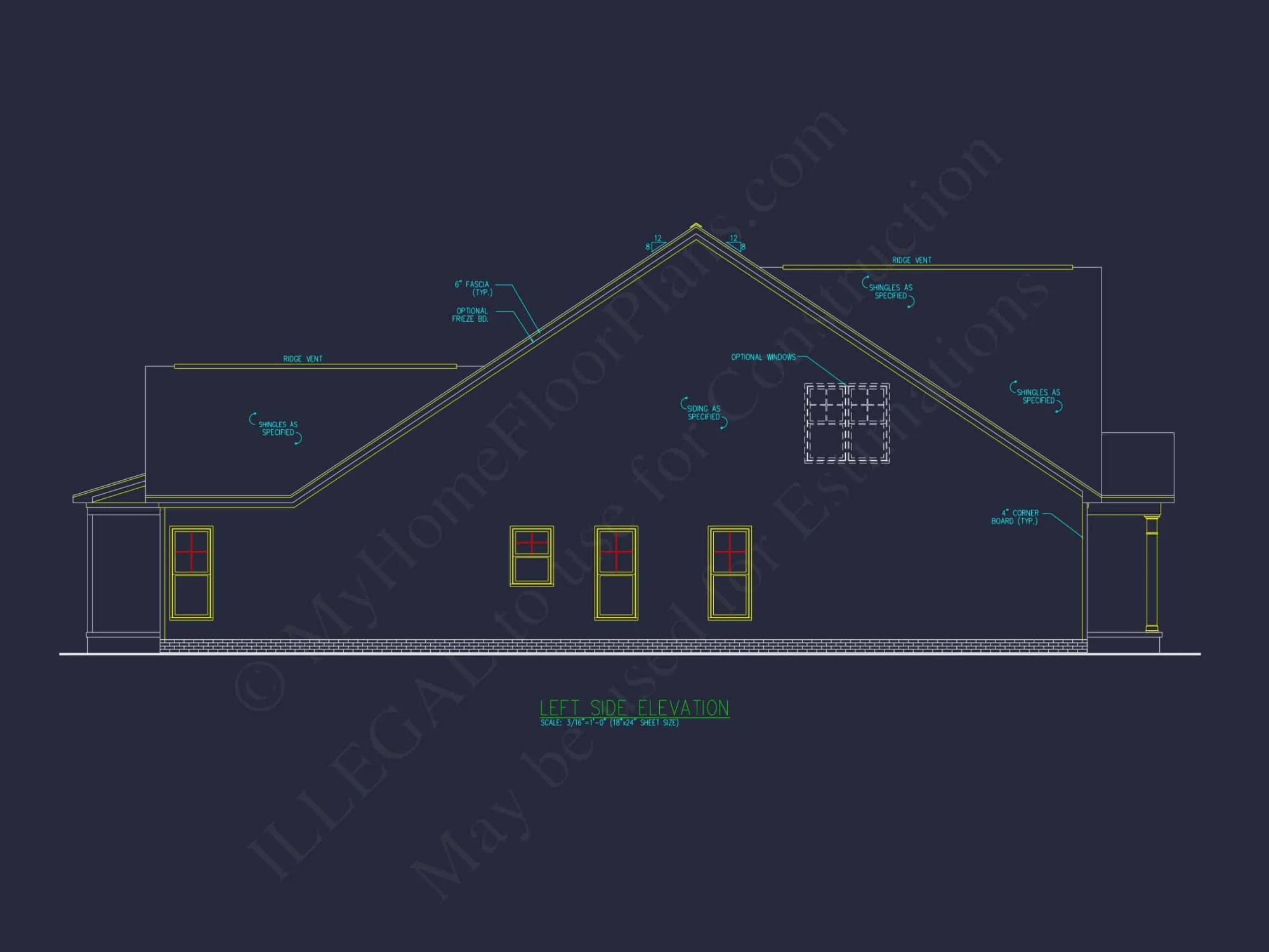 Customizable house Plan with Spacious Floor Layout, CAD-Ready Designs