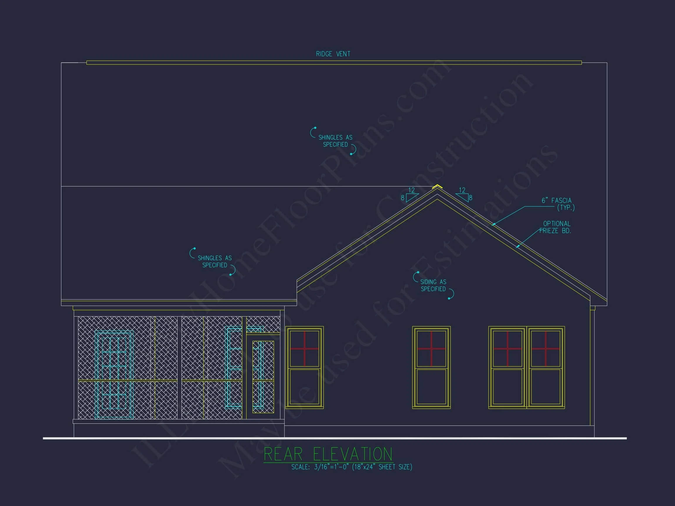 11-1493 HOUSE PLAN - 3-Bed, 2-Bath, 1940 SF Craftsman House Plan 5 Customizable house Plan with Spacious Floor Layout, CAD-Ready Designs