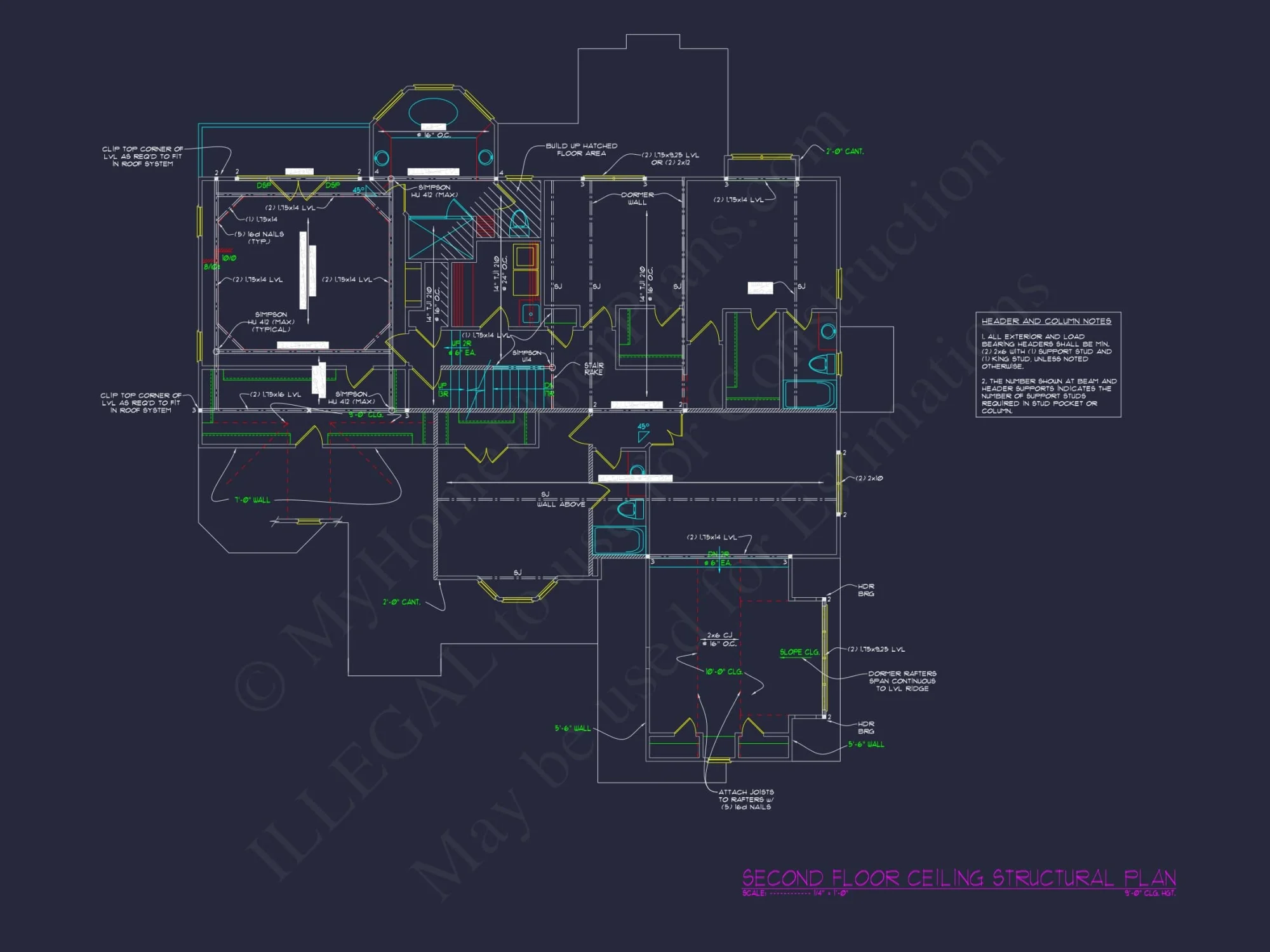 Modern Suburban Floor Plan with Detailed CAD Designs