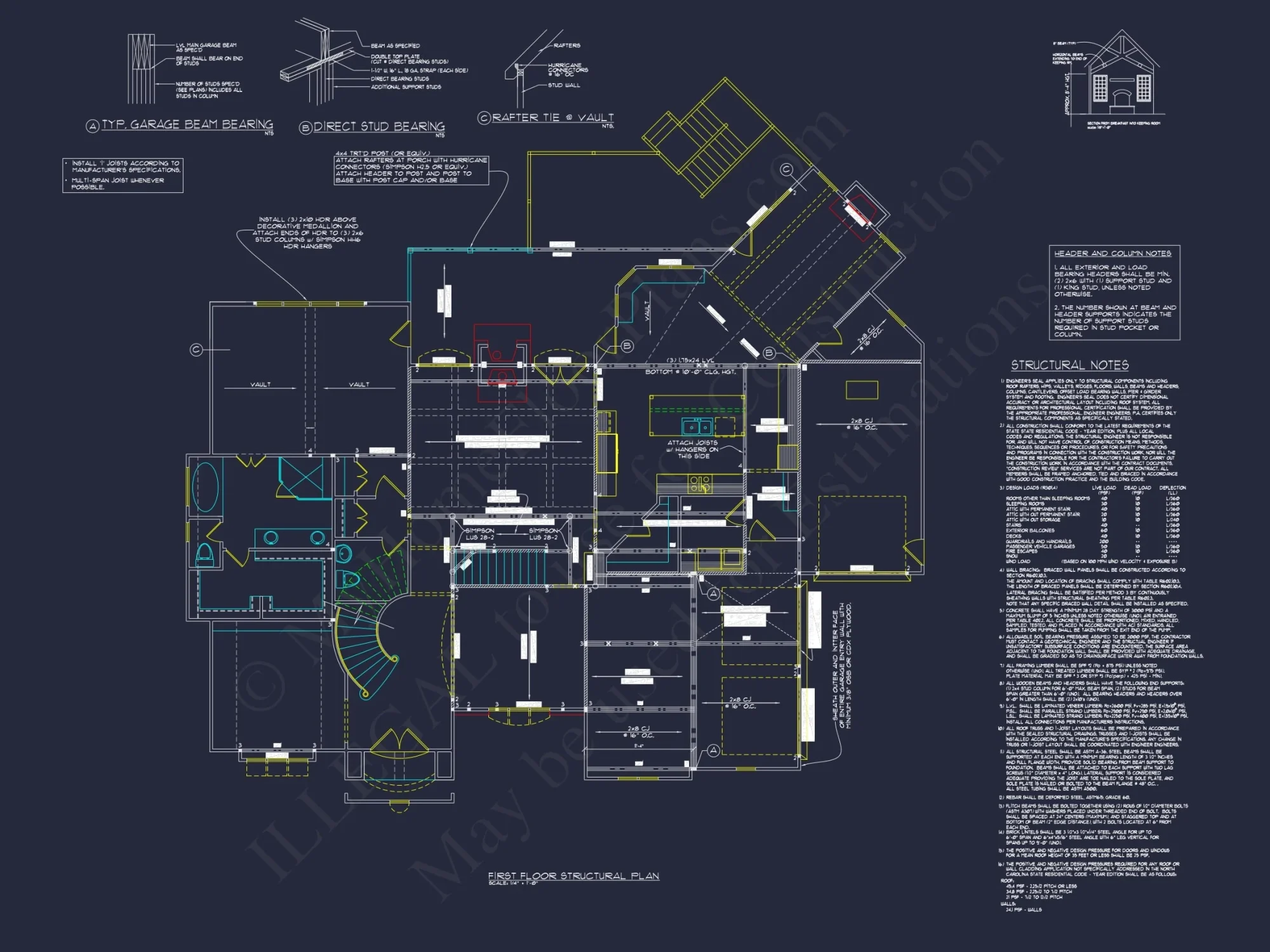 Modern house Plan with Detailed CAD Architecture Designs